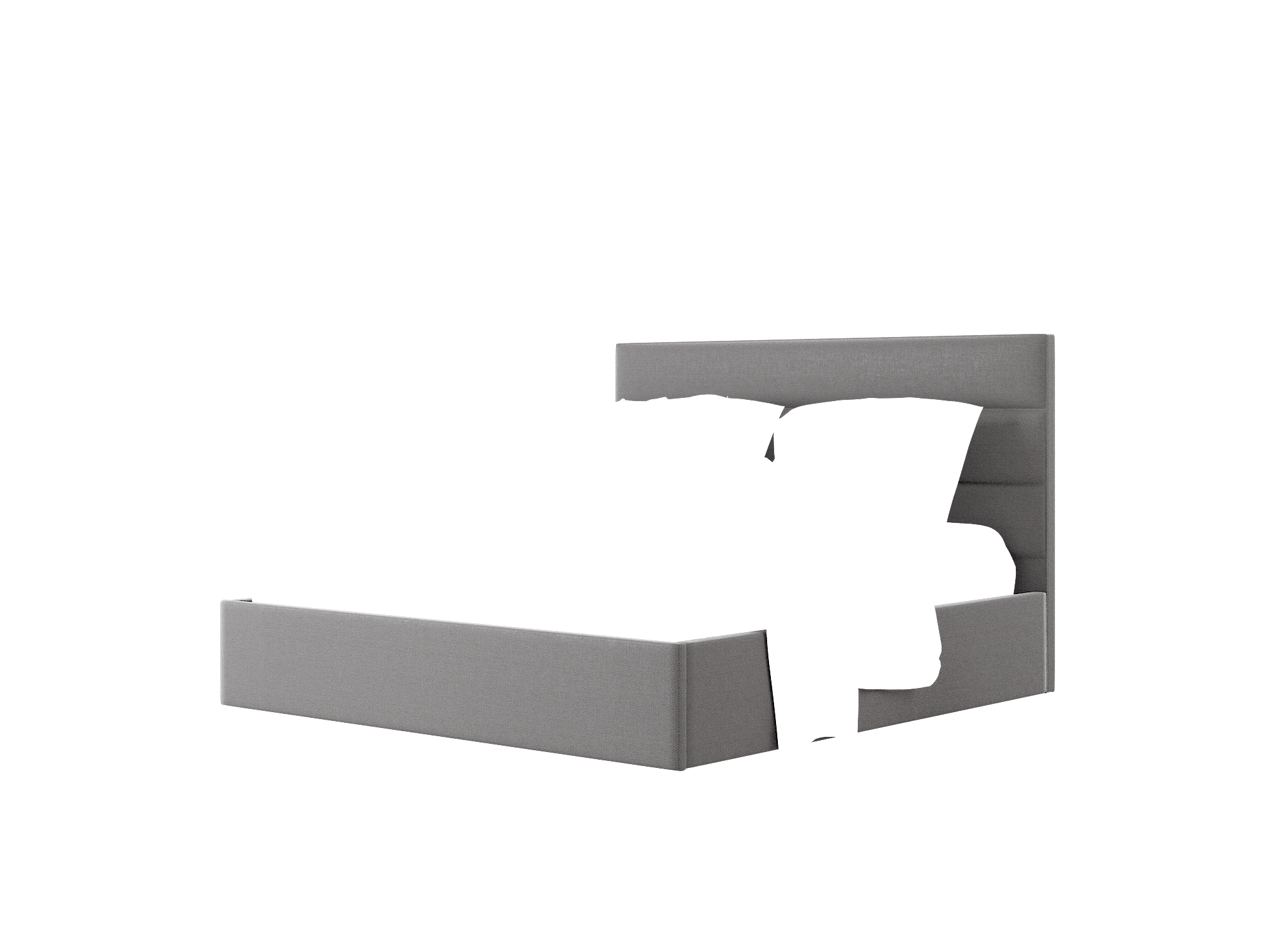 Hannela Catalina Charcoal Bed King Room Texture