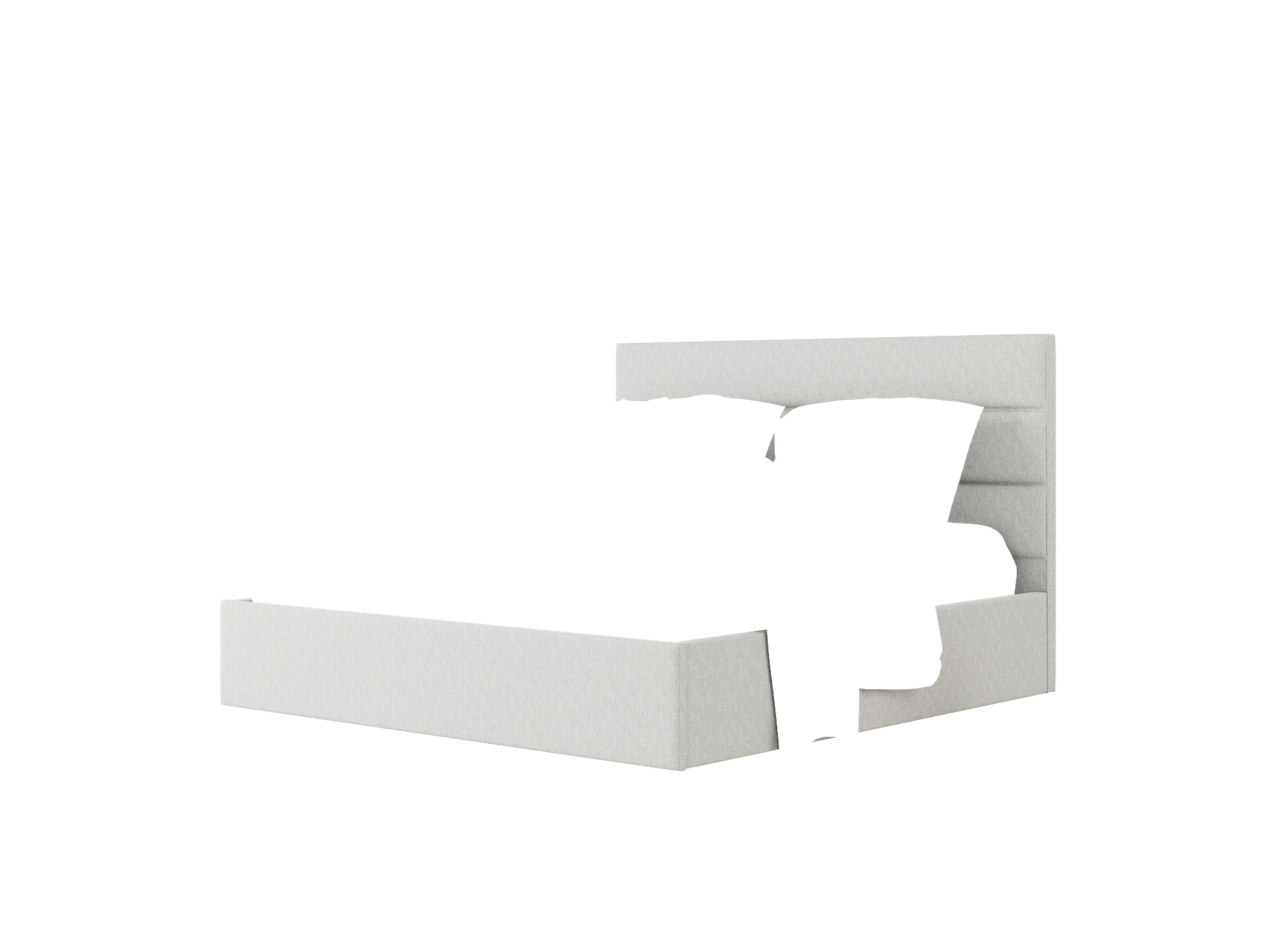 Hannela Cosmo Steel Bed King Room Texture