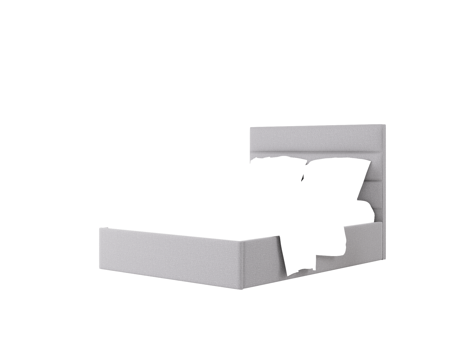 Hannela Insight Denim Bed Queen Room Texture