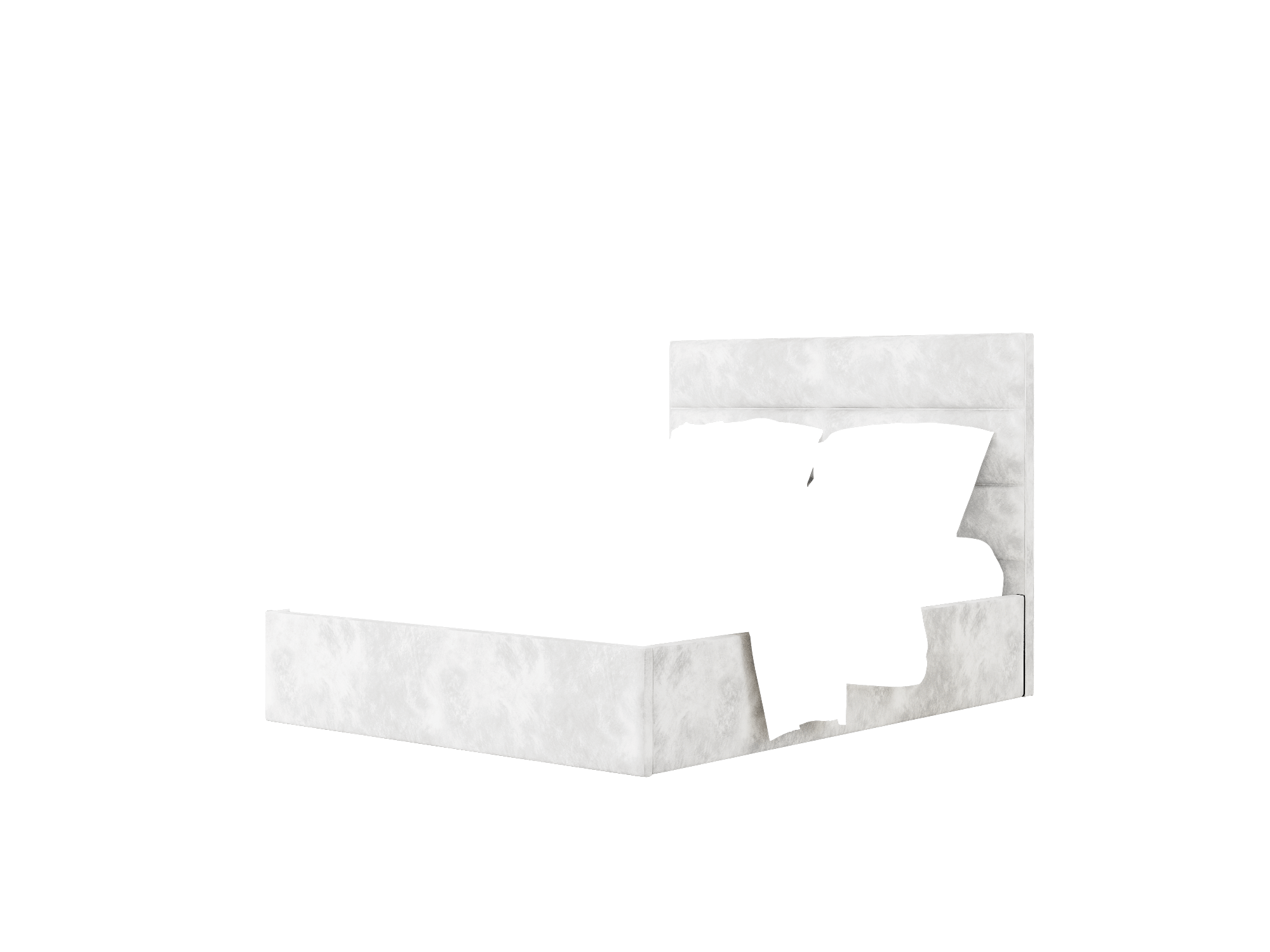 Hannela Loft Snowfall Bed Queen Room Texture