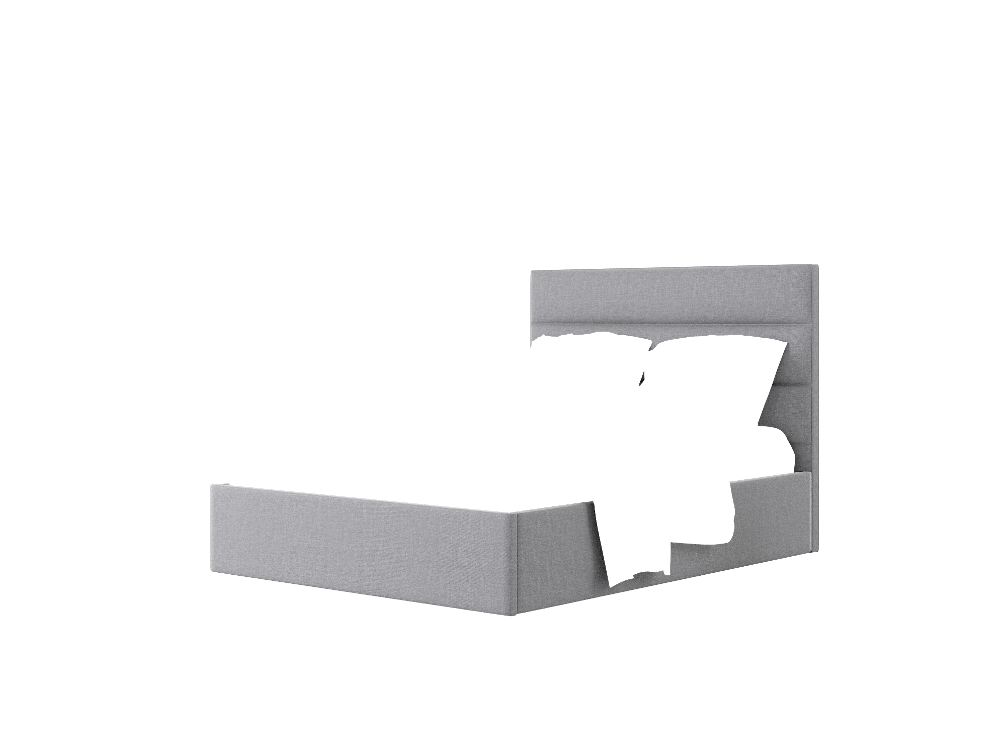 Hannela Notion Graphite Bed Queen Room Texture