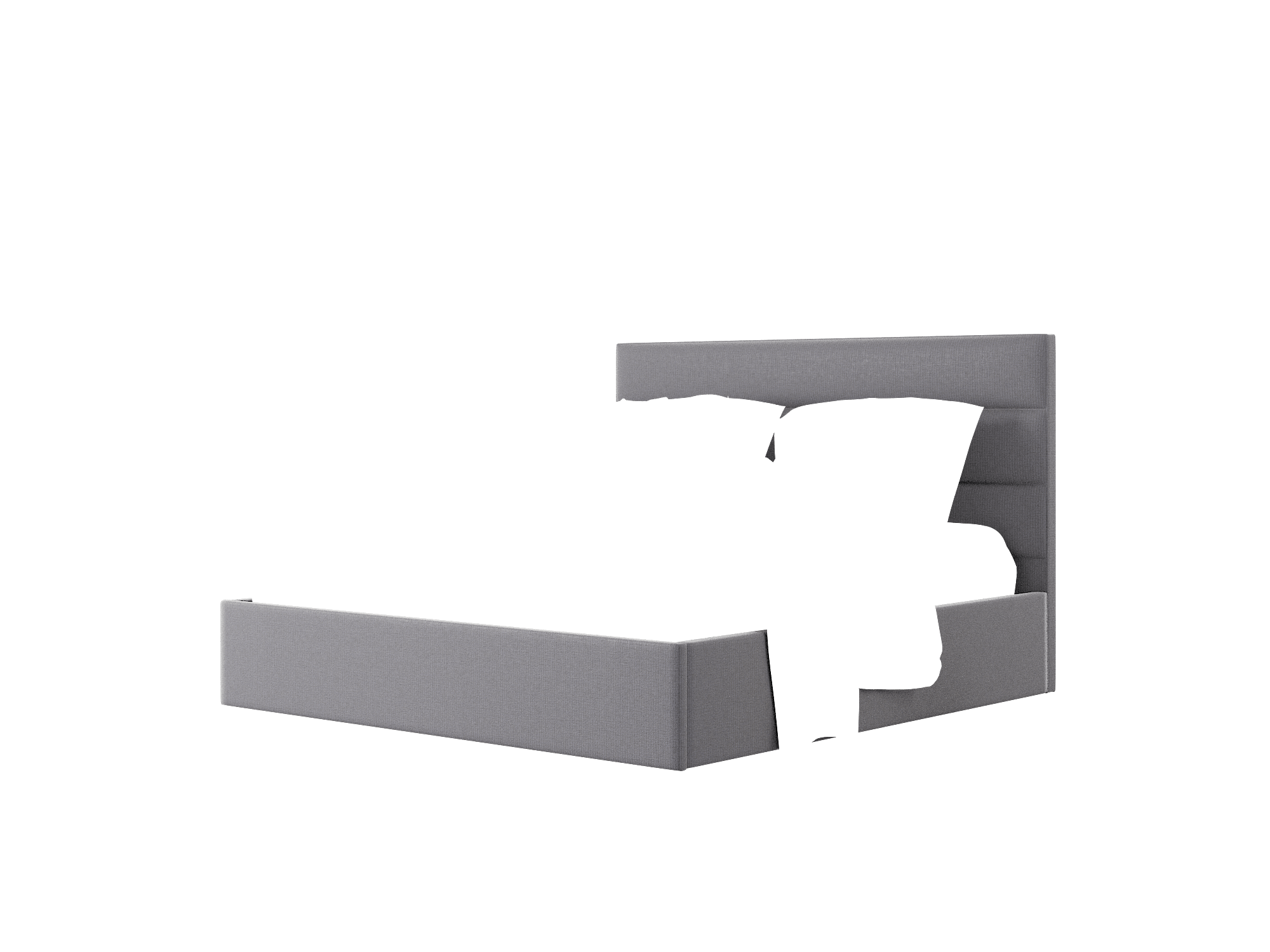 Hannela Parker Charcoal Bed King Room Texture