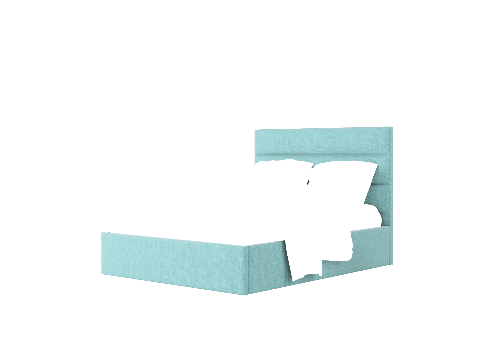 Hannela Parker Turquoise Bed Queen Room Texture