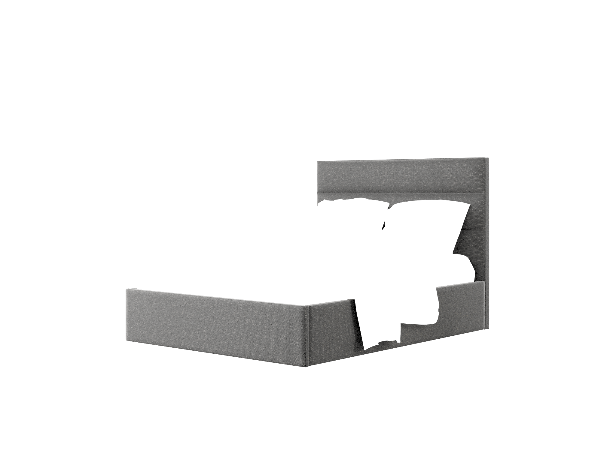 Hannela Phoenix Charcoal Bed Queen Room Texture