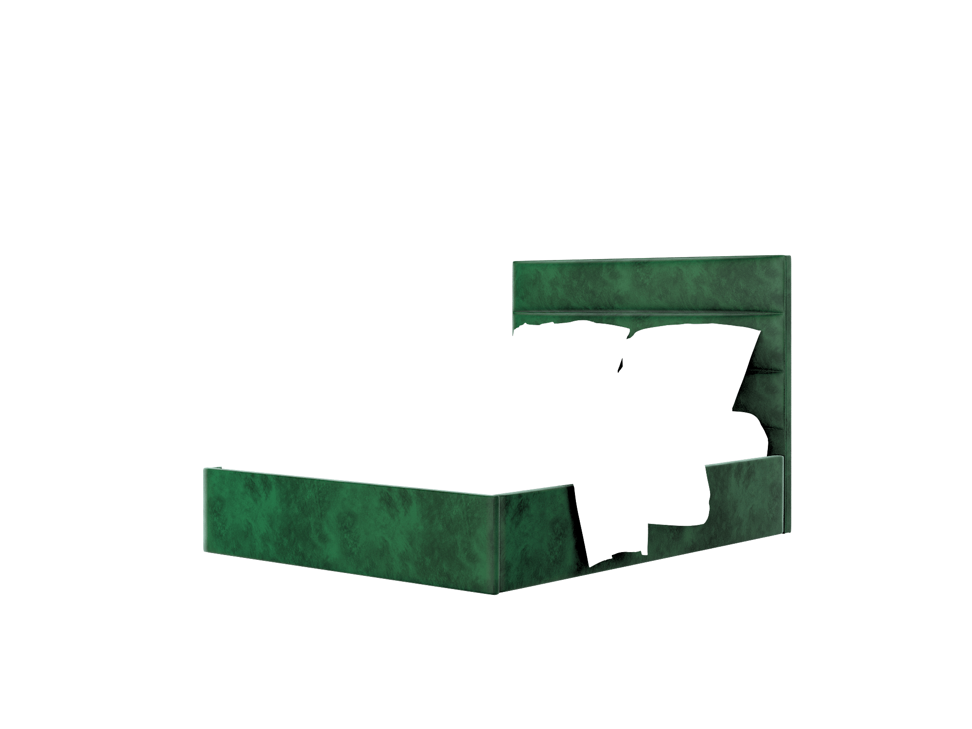 Hannela Royale Evergreen Bed Queen Room Texture