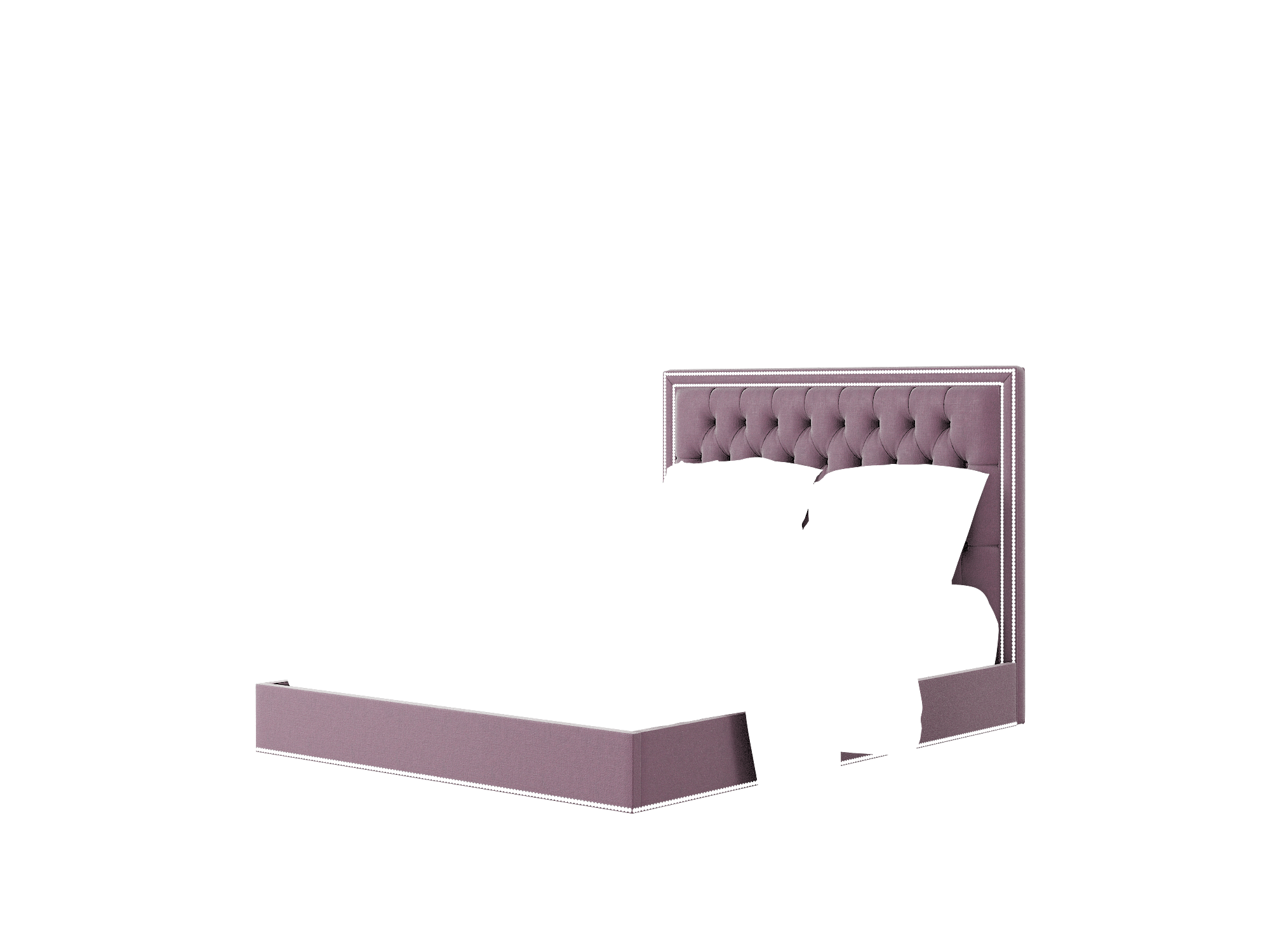 Heidi Bella Aubergine Bed Queen Room Texture