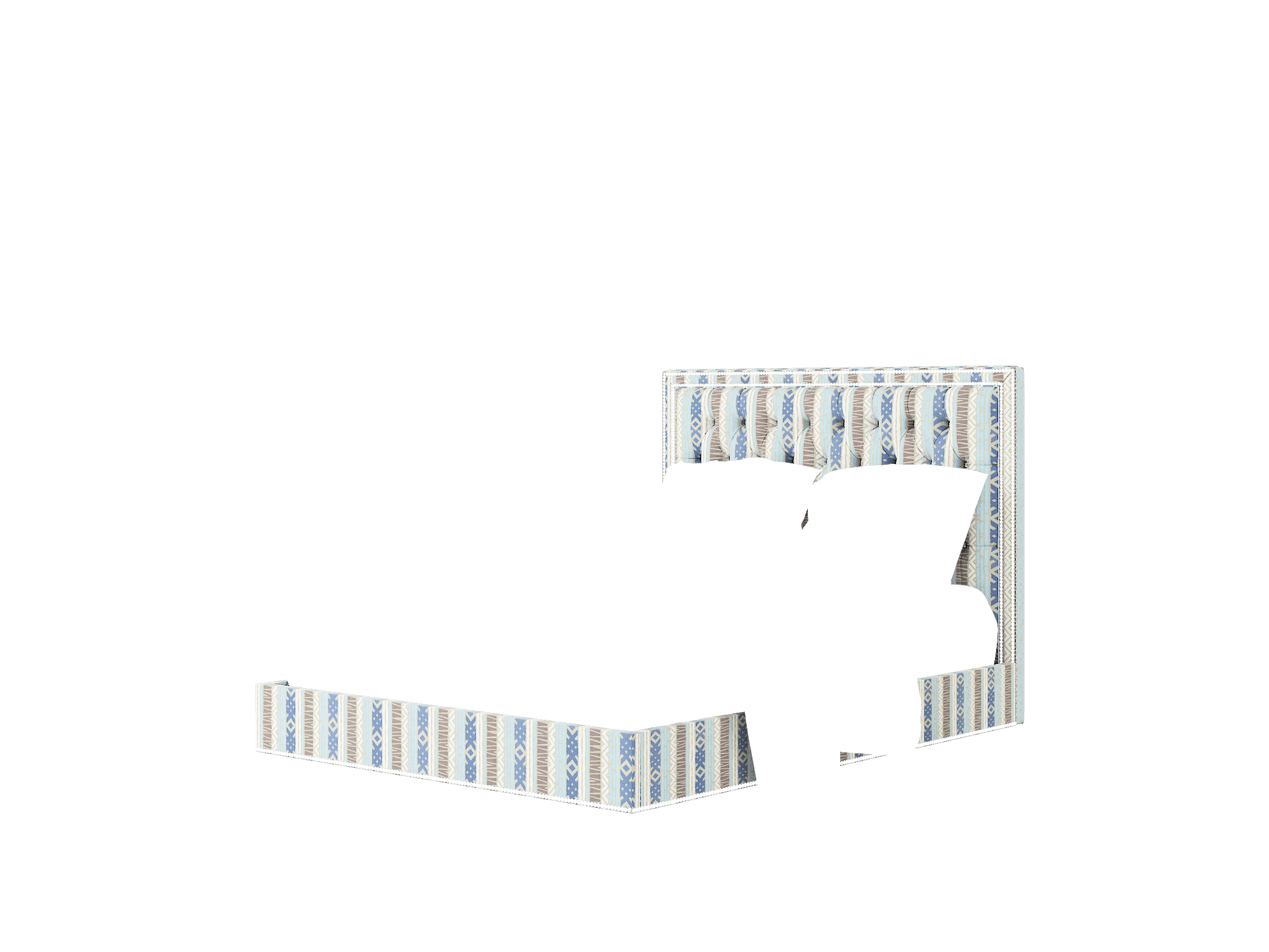 Heidi Bodhi Indigo Bed Queen Room Texture