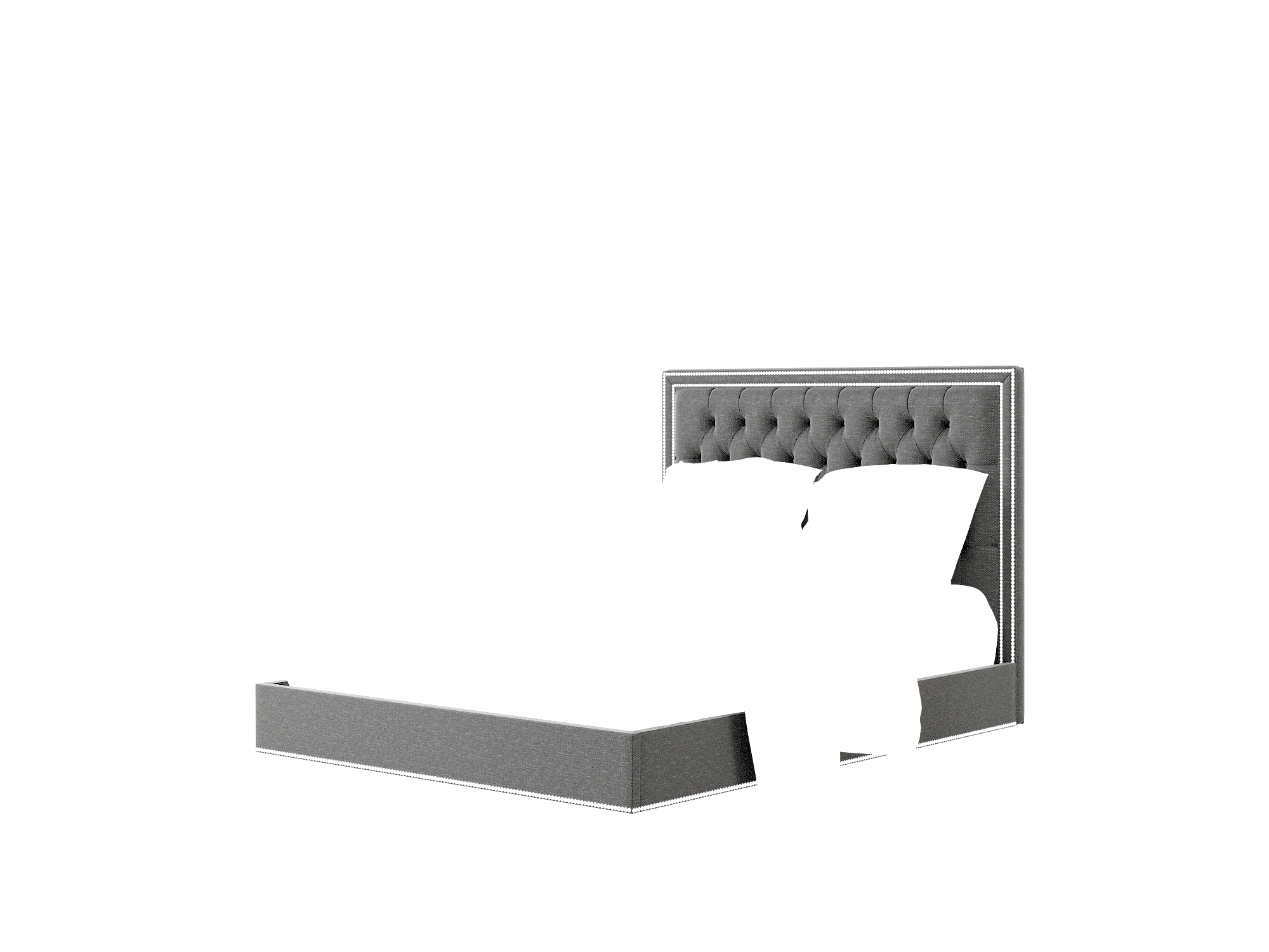 Heidi Chance Denim Bed Queen Room Texture