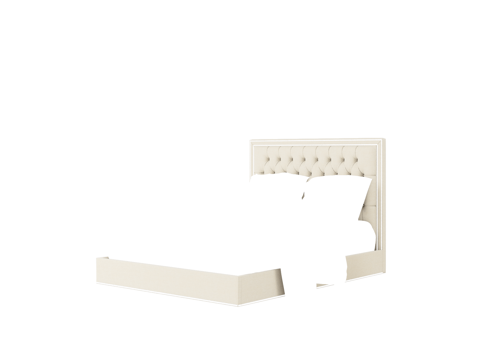 Heidi Keylargo Almond Bed Queen Room Texture