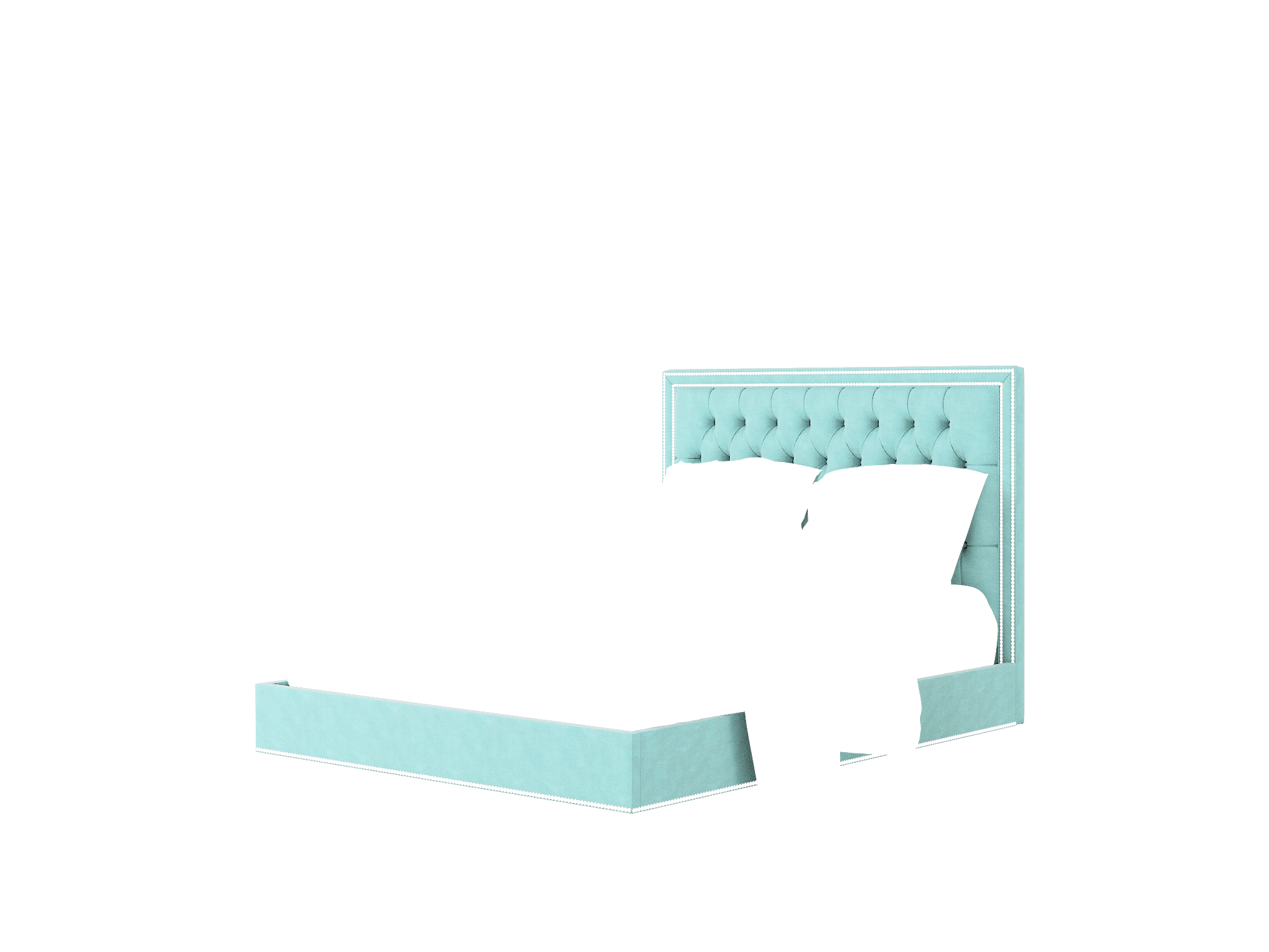 Heidi Portland Mercury Bed Queen Room Texture