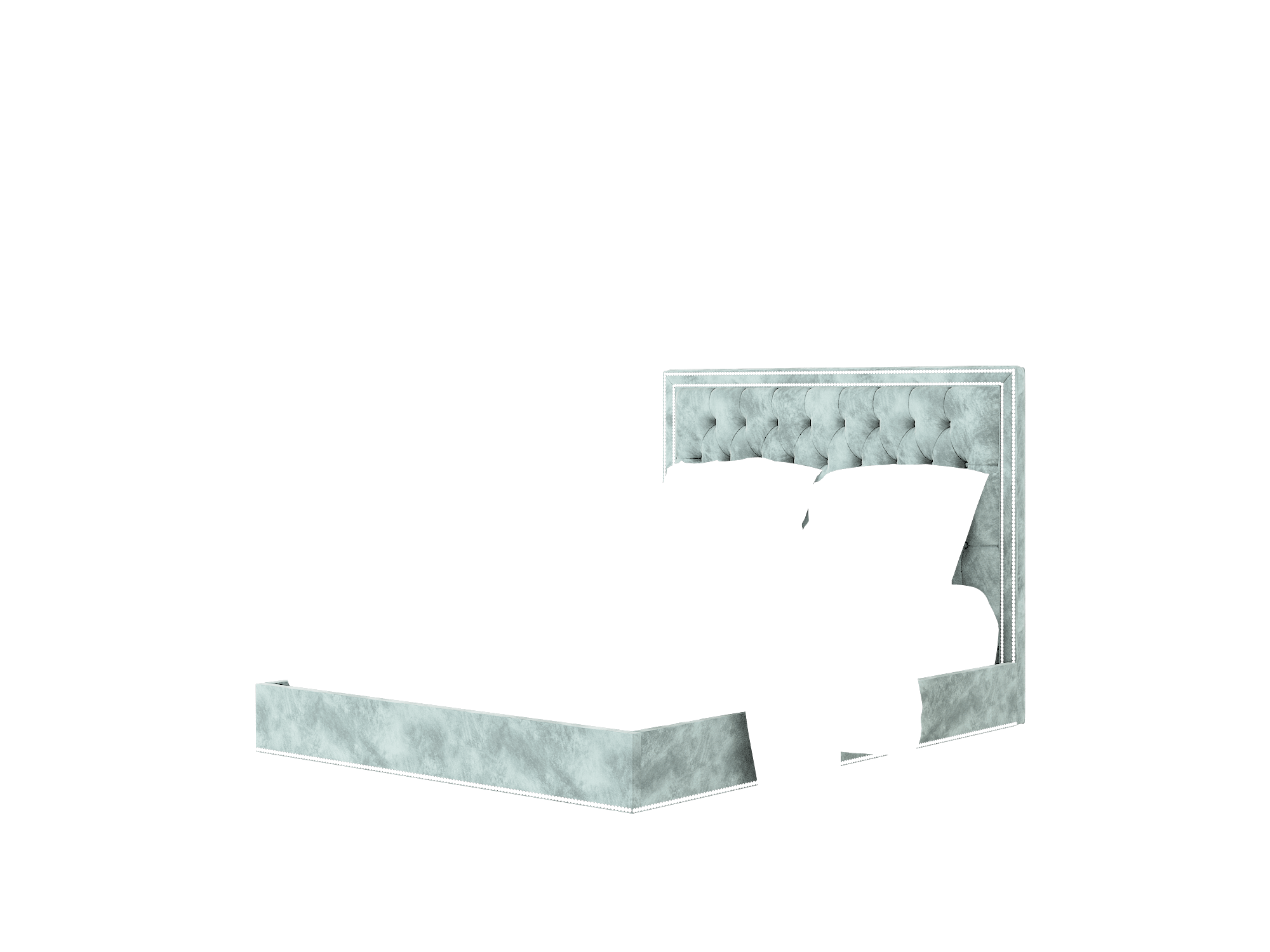 Heidi Royale Cloud Bed Queen Room Texture