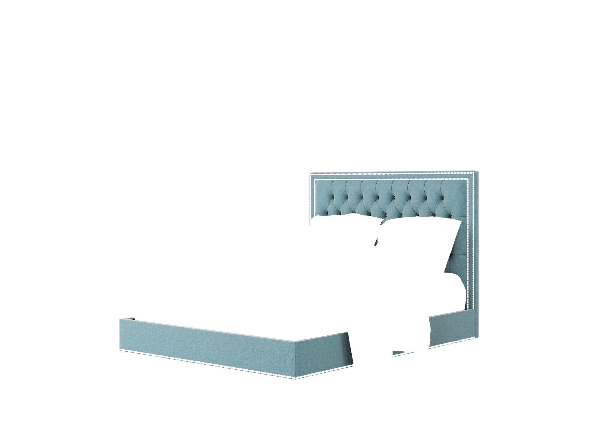 Heidi Royale Electric_blue Bed Queen Room Texture