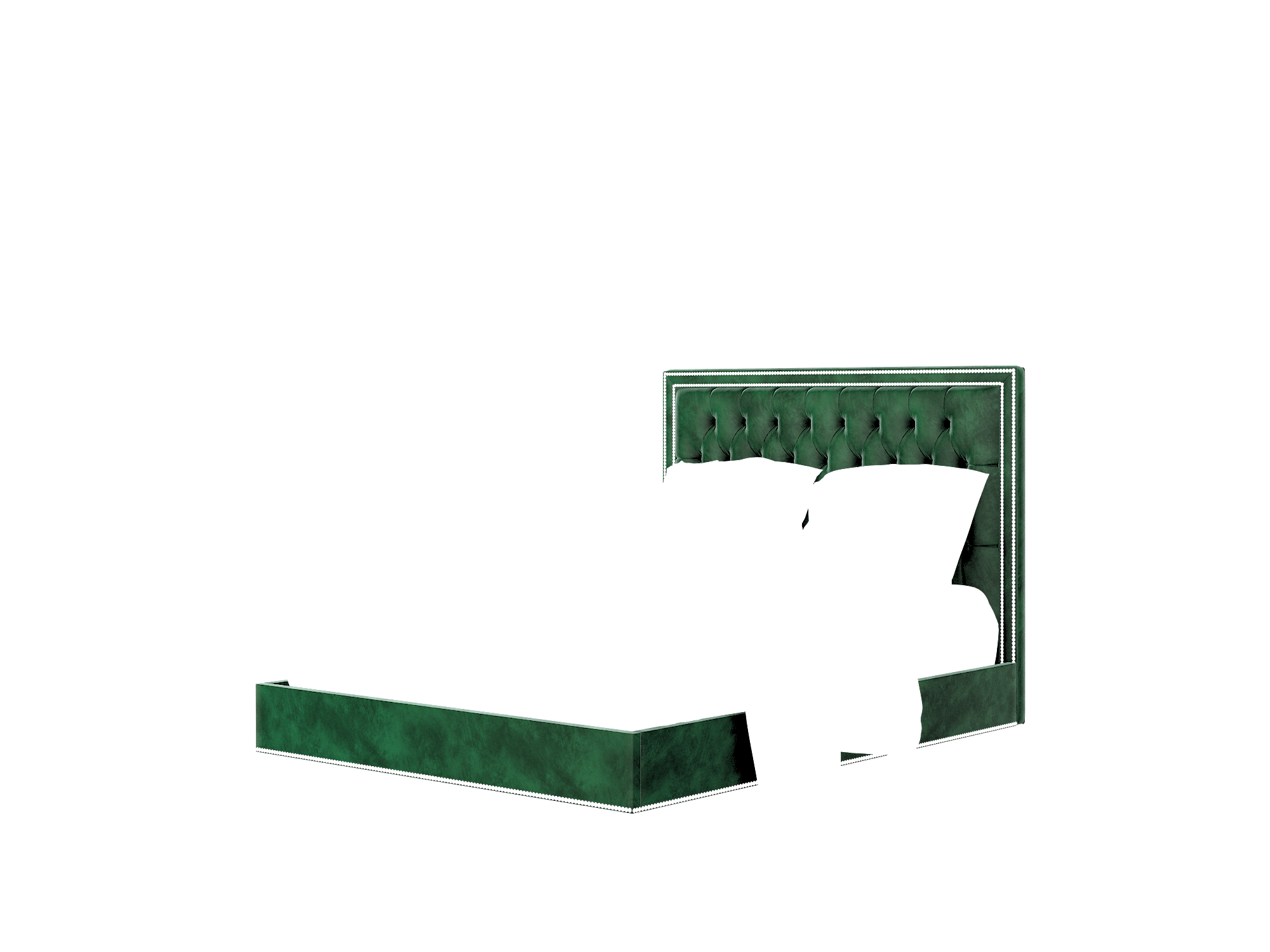 Heidi Royale Evergreen Bed Queen Room Texture