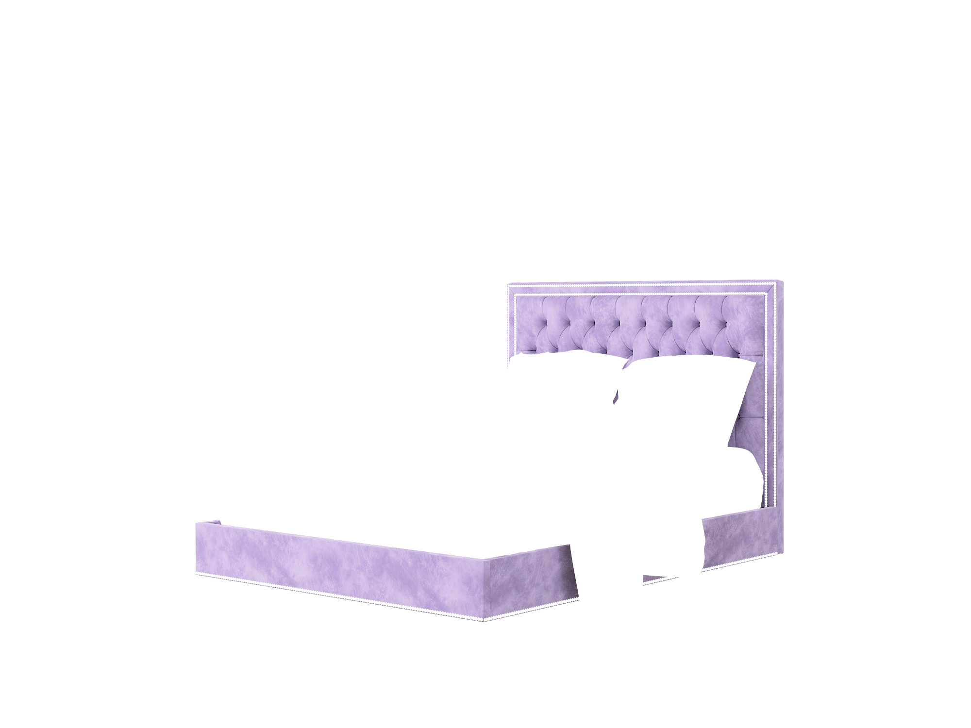 Heidi Royale Lavender Bed Queen Room Texture