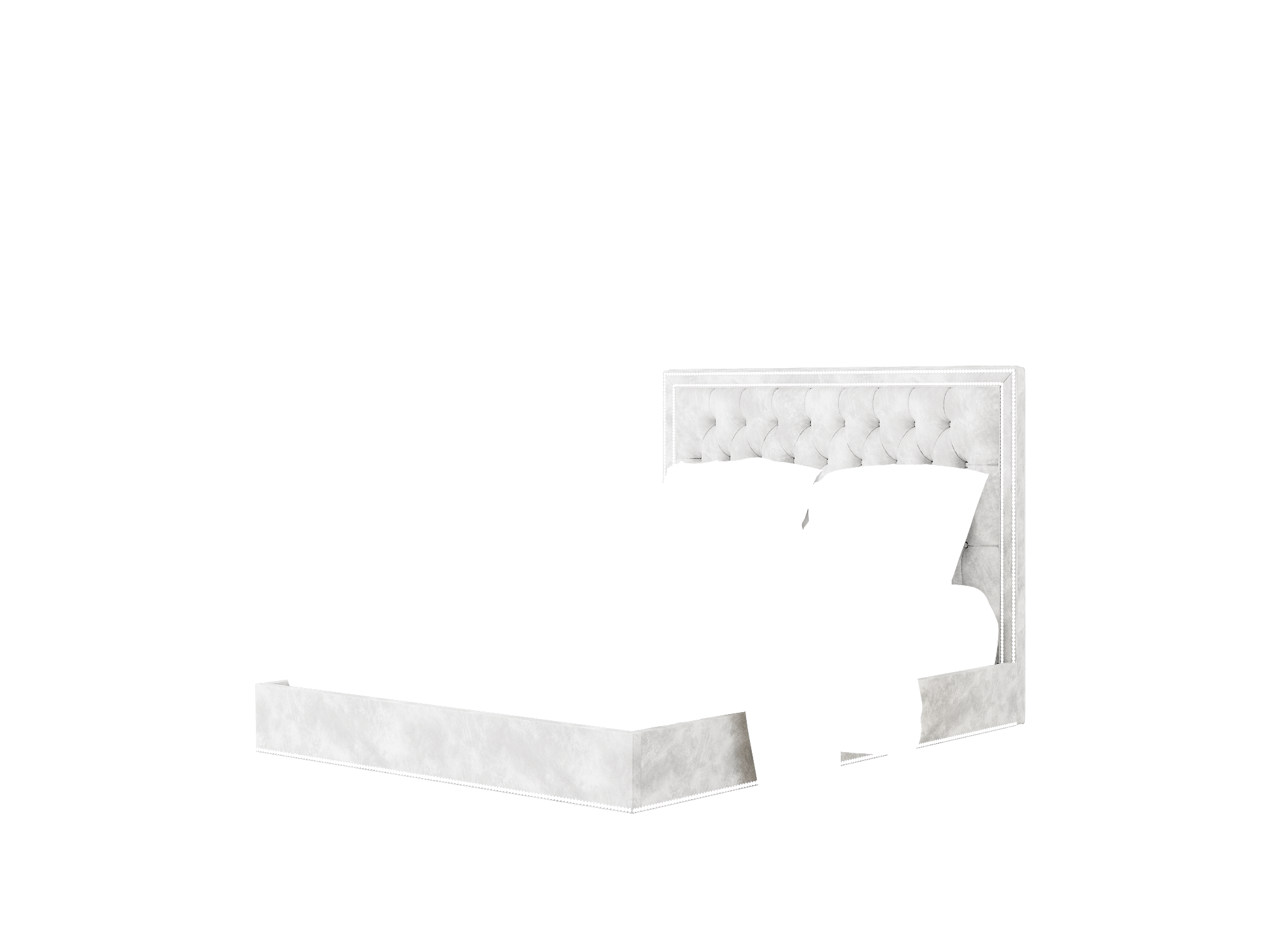 Heidi Terrain Pearl Bed Queen Room Texture