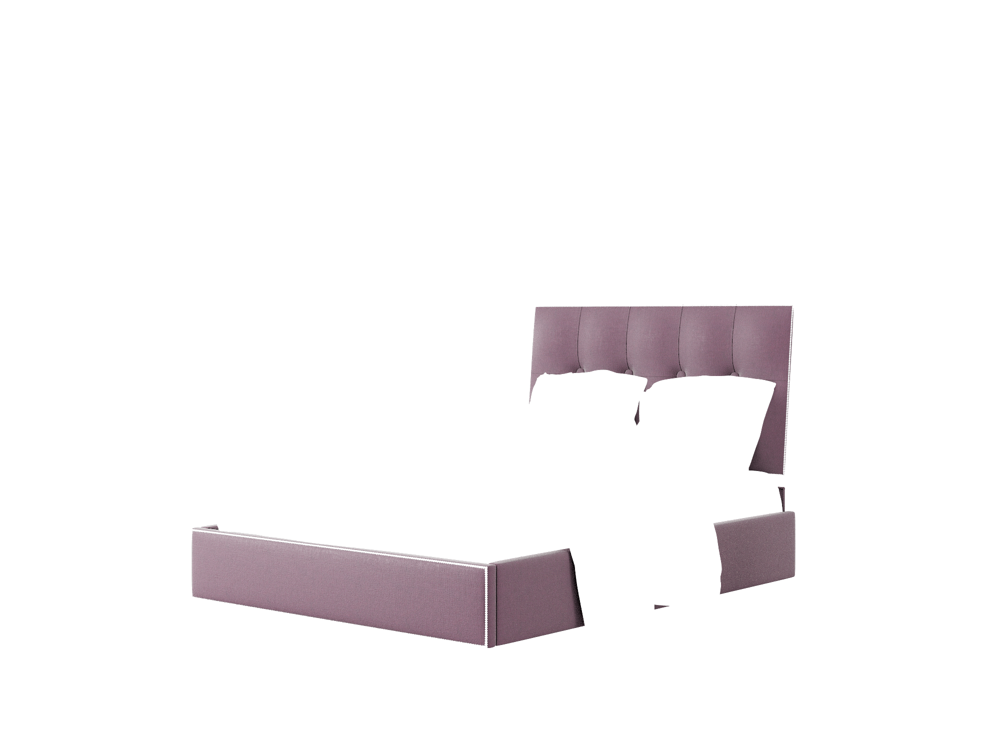 Hugo Bella Aubergine Bed Queen Room Texture