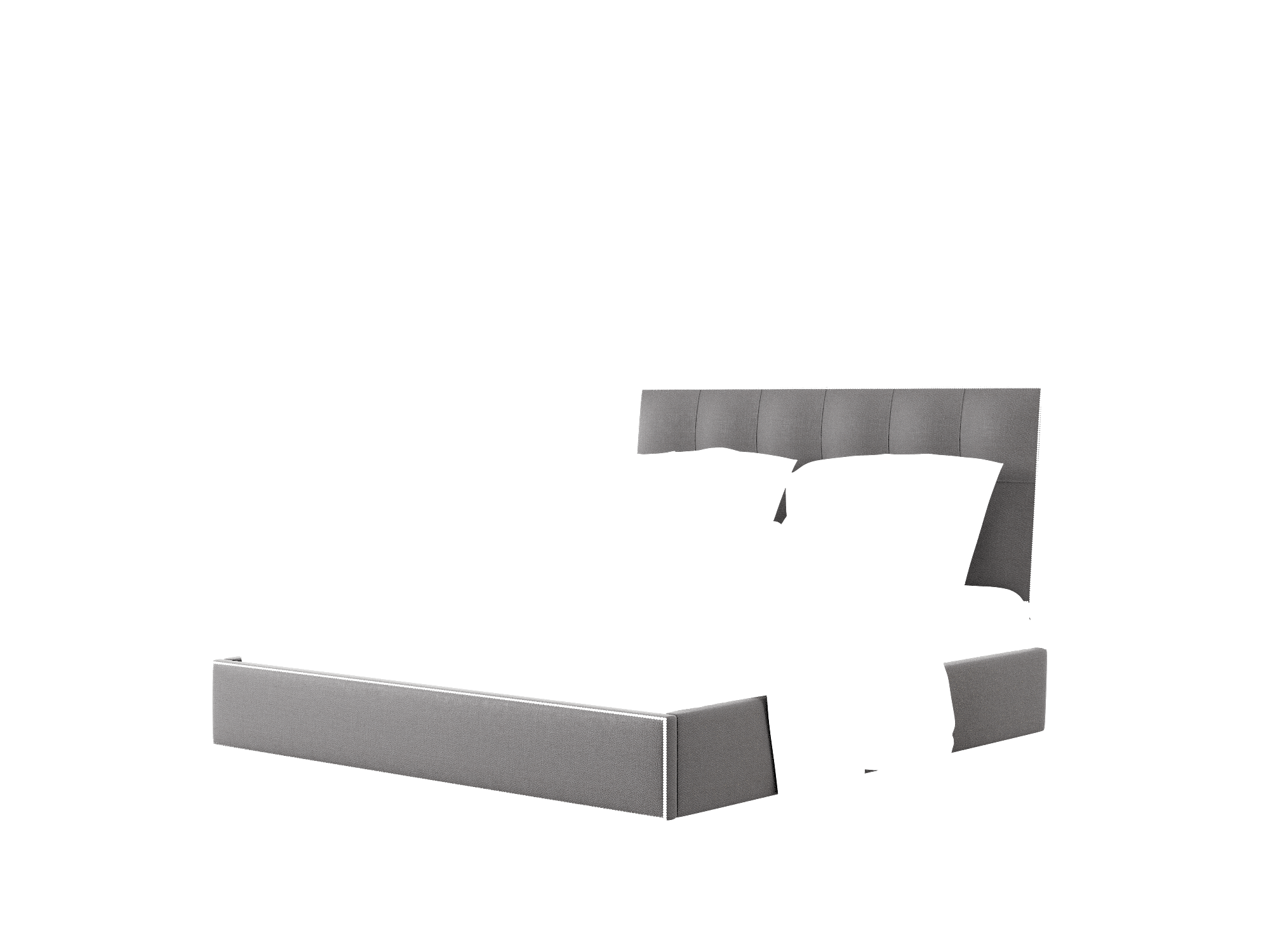 Hugo Catalina Charcoal Bed King Room Texture