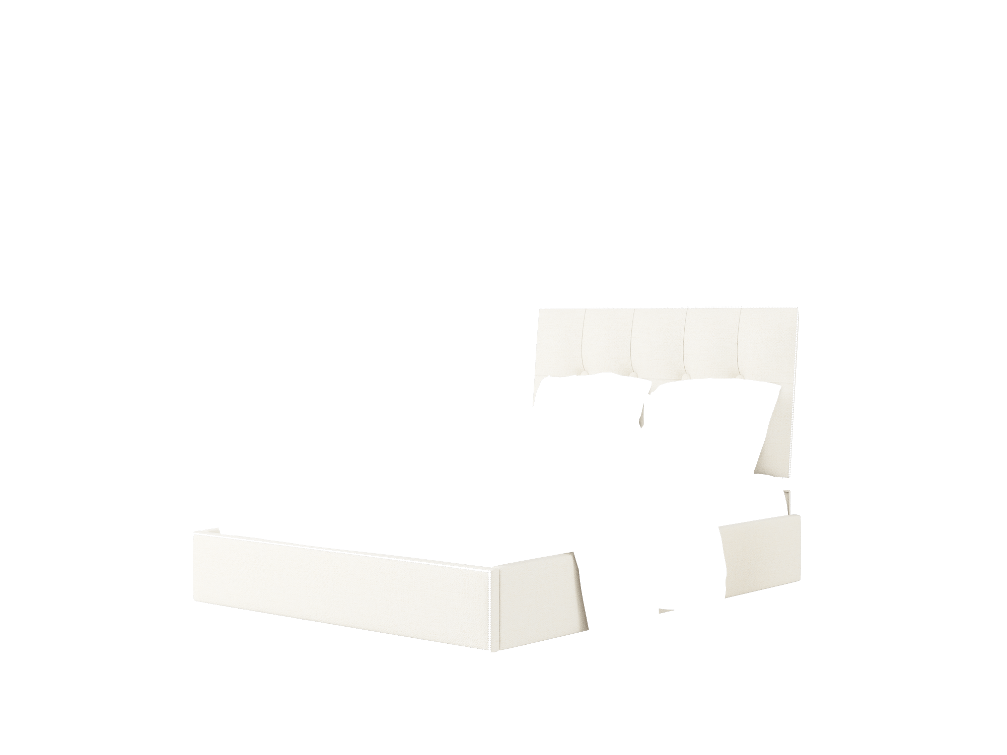 Hugo Catalina Ivory Bed Queen Room Texture