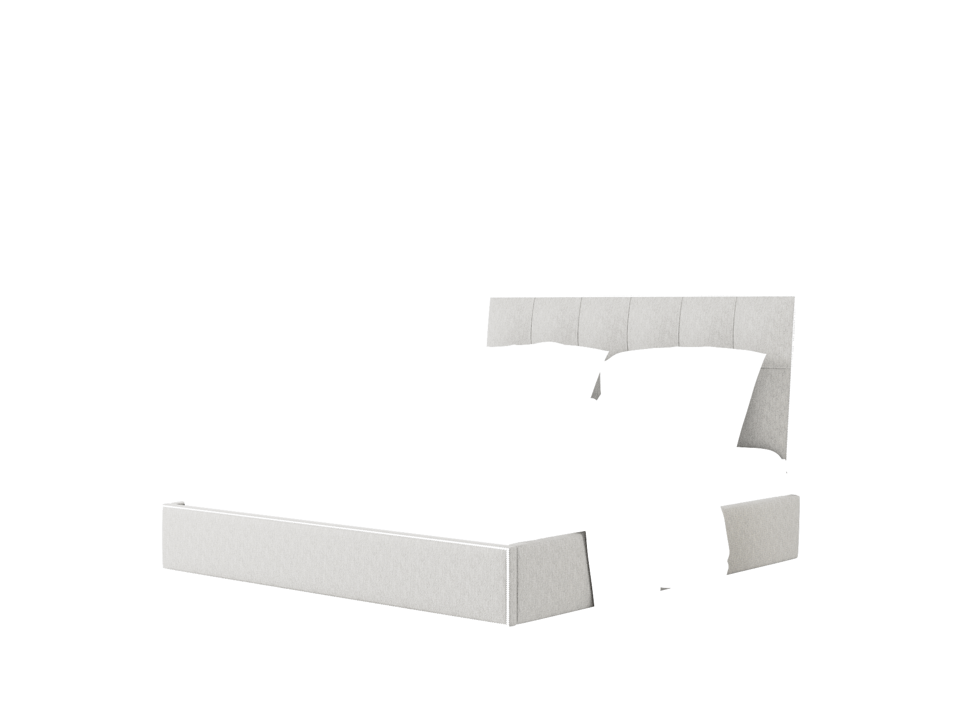 Hugo Cosmo Steel Bed King Room Texture