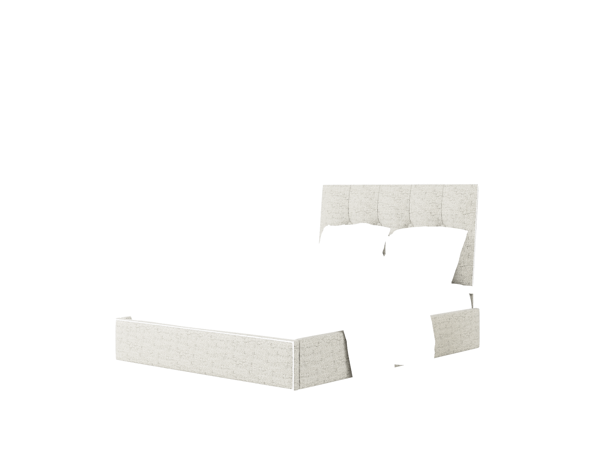 Hugo Prime Gravel Bed Queen Room Texture