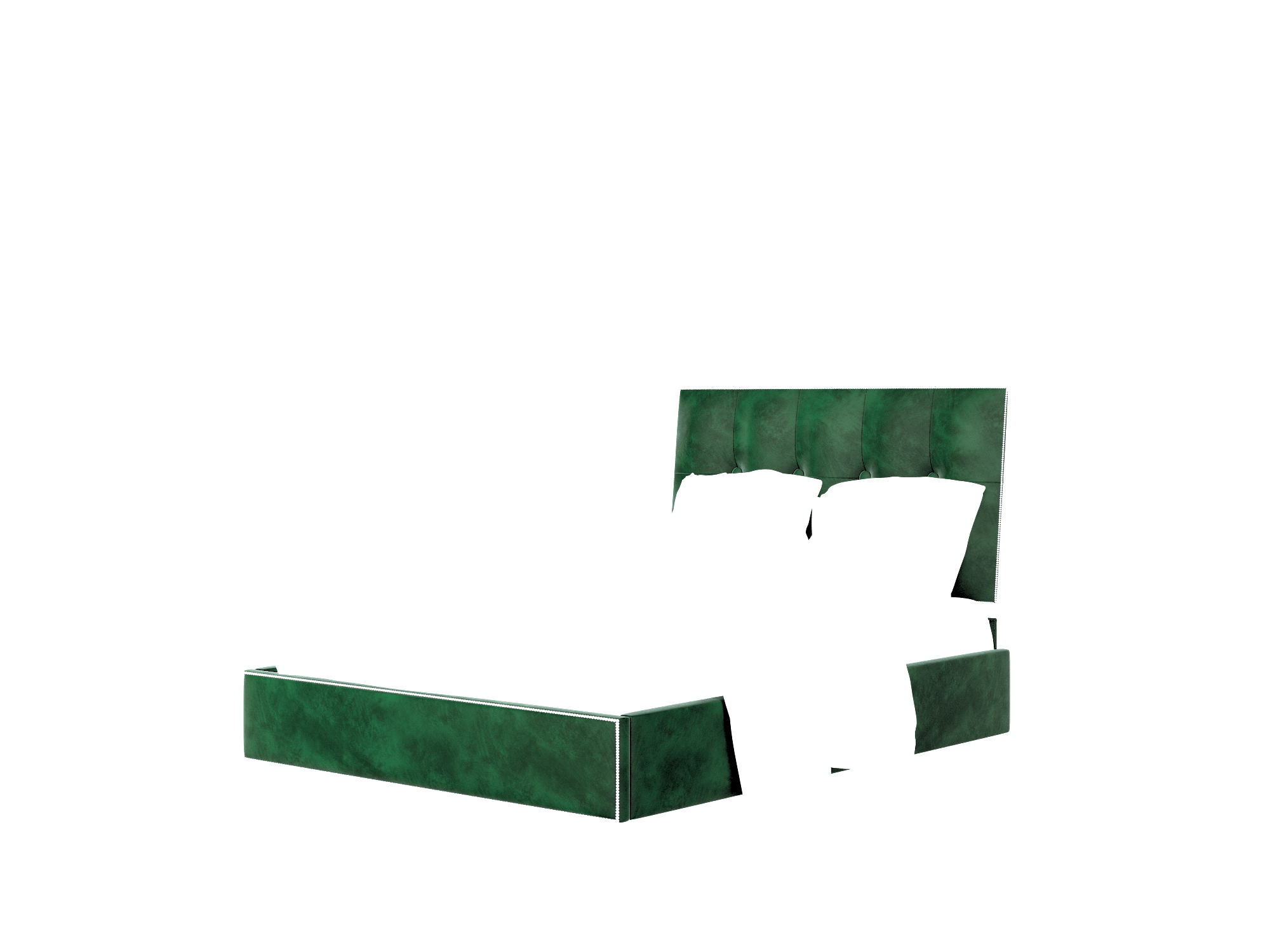 Hugo Royale Evergreen Bed Queen Room Texture