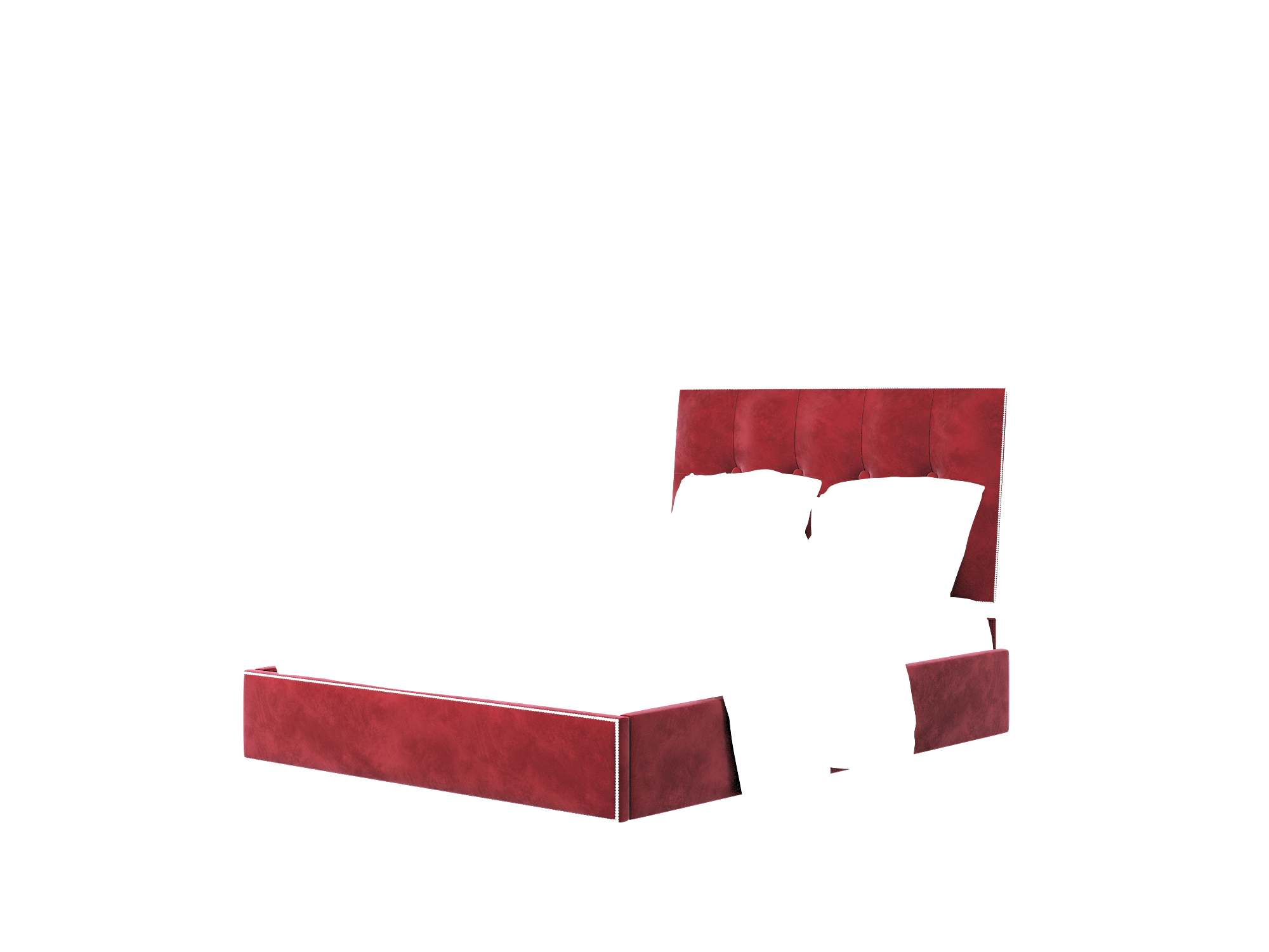 Hugo Royale Ruby Bed Queen Room Texture