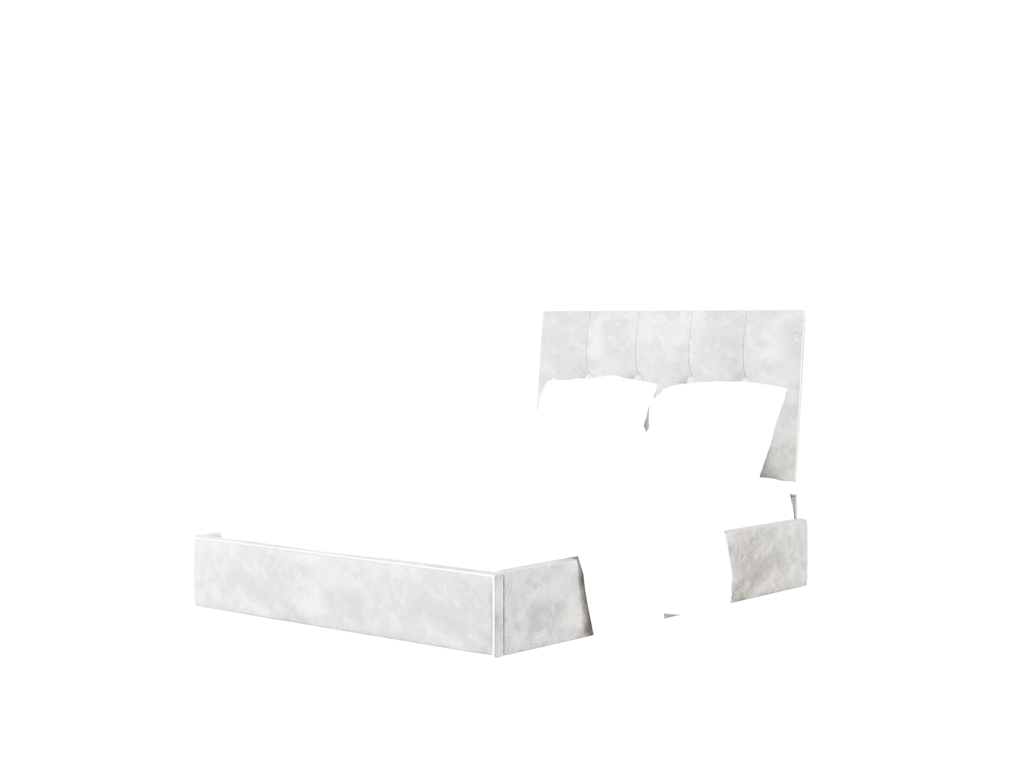 Hugo Terrain Pearl Bed Queen Room Texture