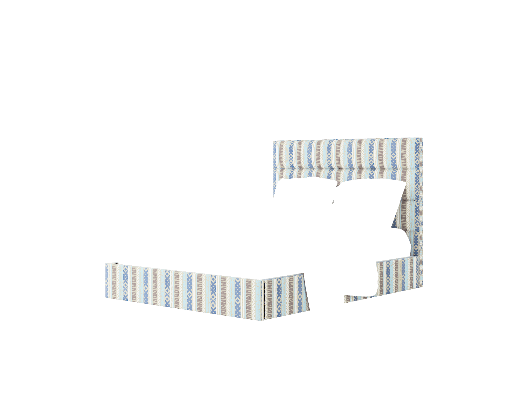 Isla Bodhi Indigo Bed Queen Room Texture