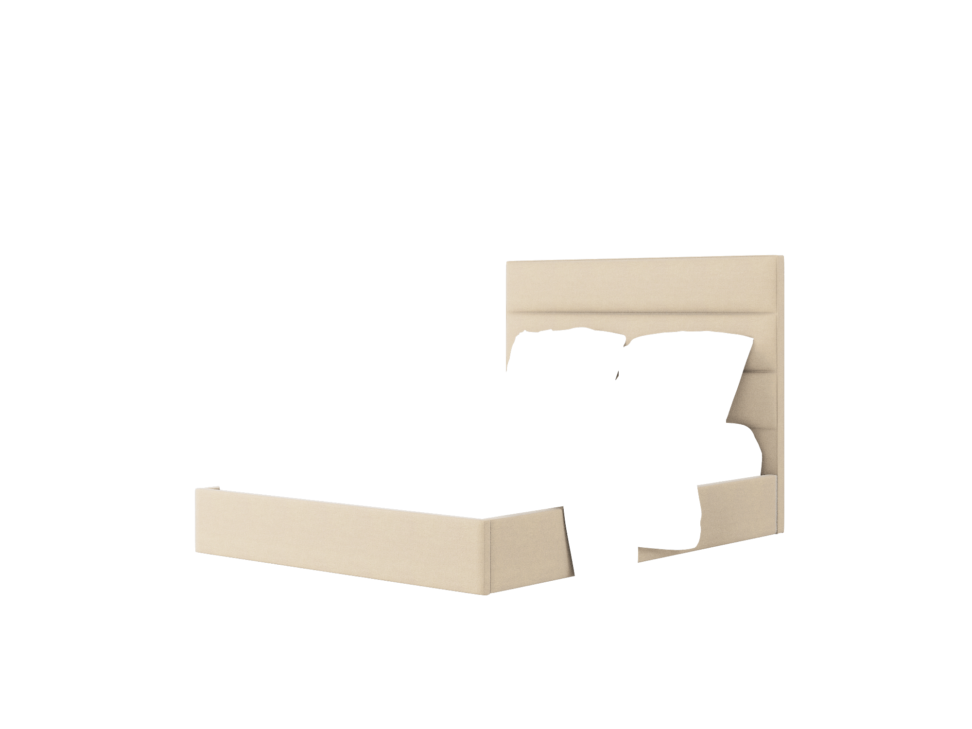 Isla Chance Platinum Bed Queen Room Texture