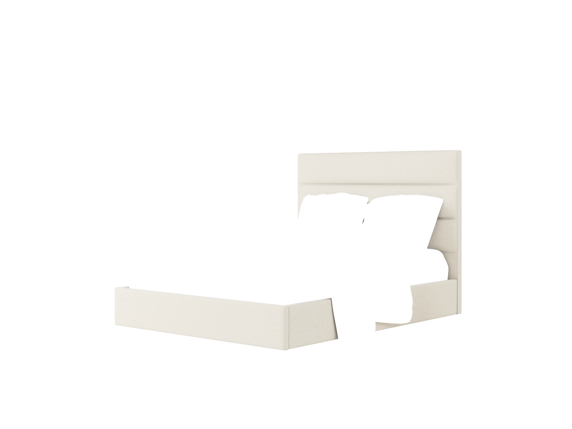 Isla Insight Dove Bed Queen Room Texture