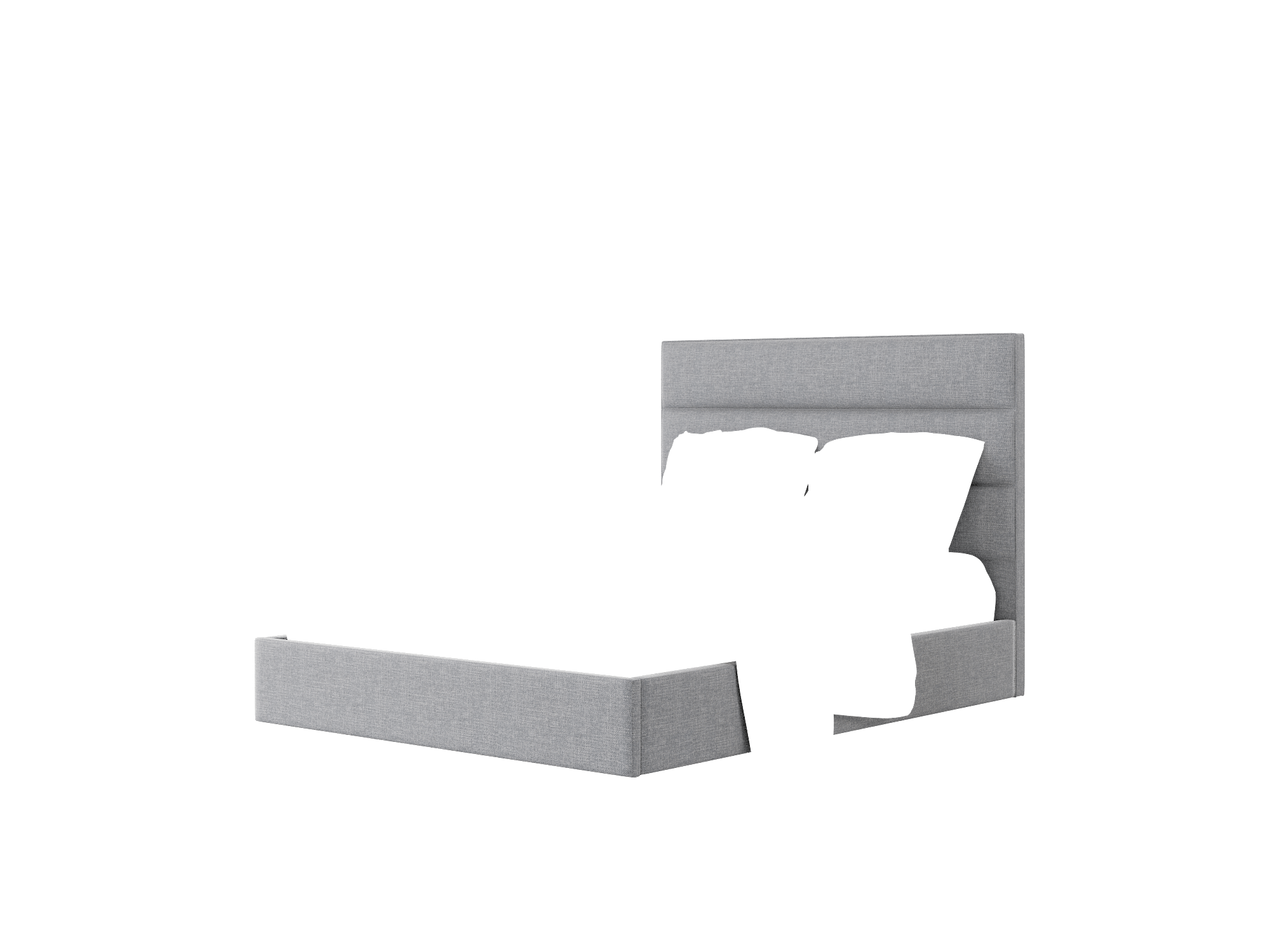 Isla Lana Onyx Bed Queen Room Texture