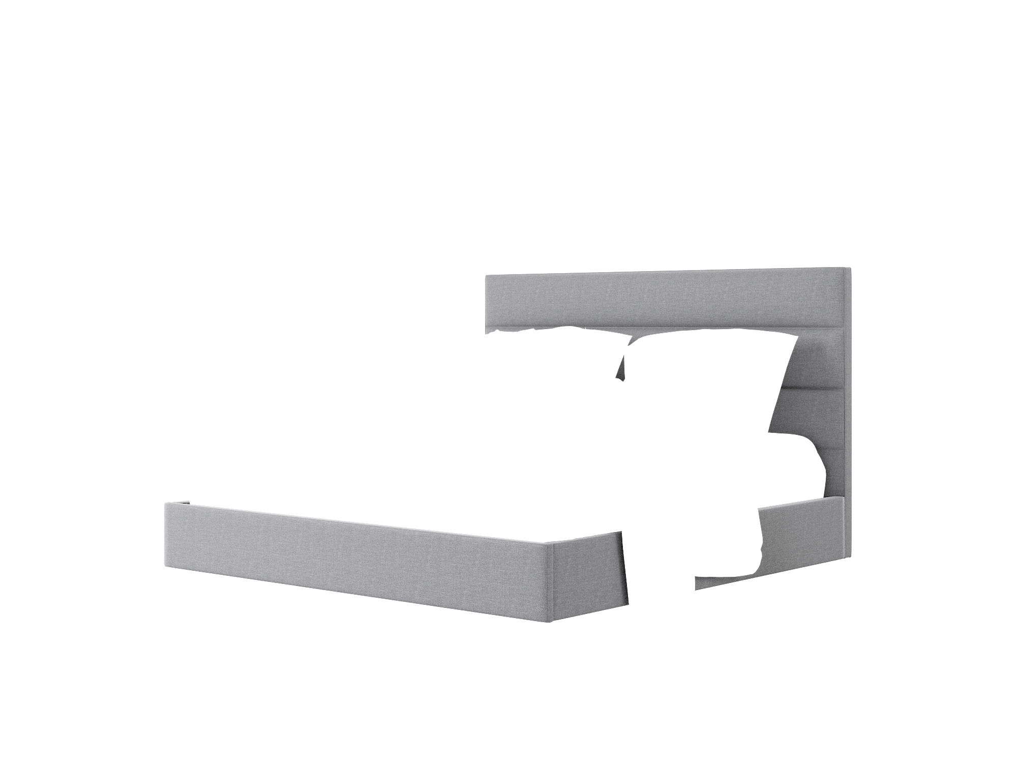Isla Notion Graphite Bed King Room Texture