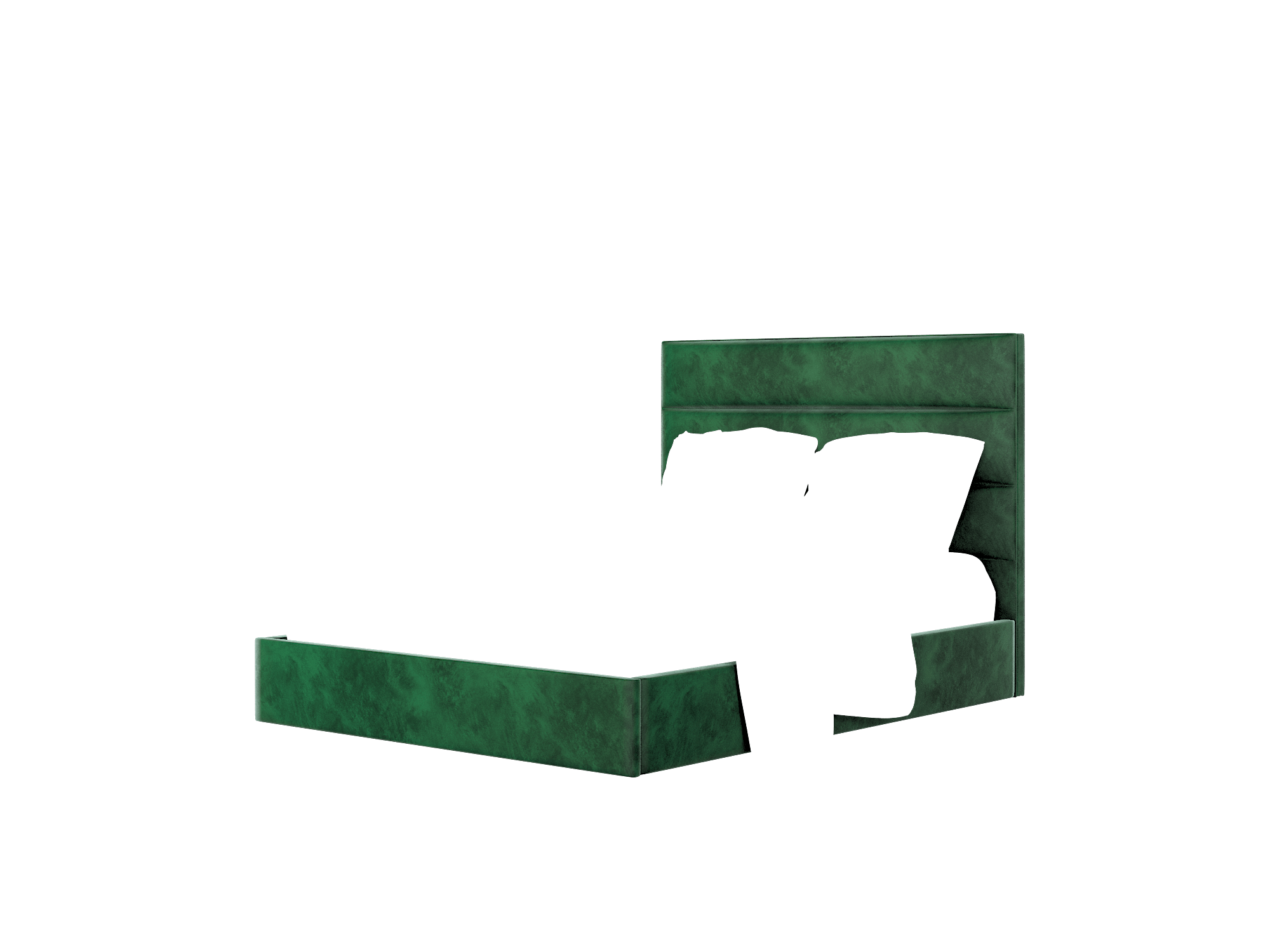 Isla Royale Evergreen Bed Queen Room Texture