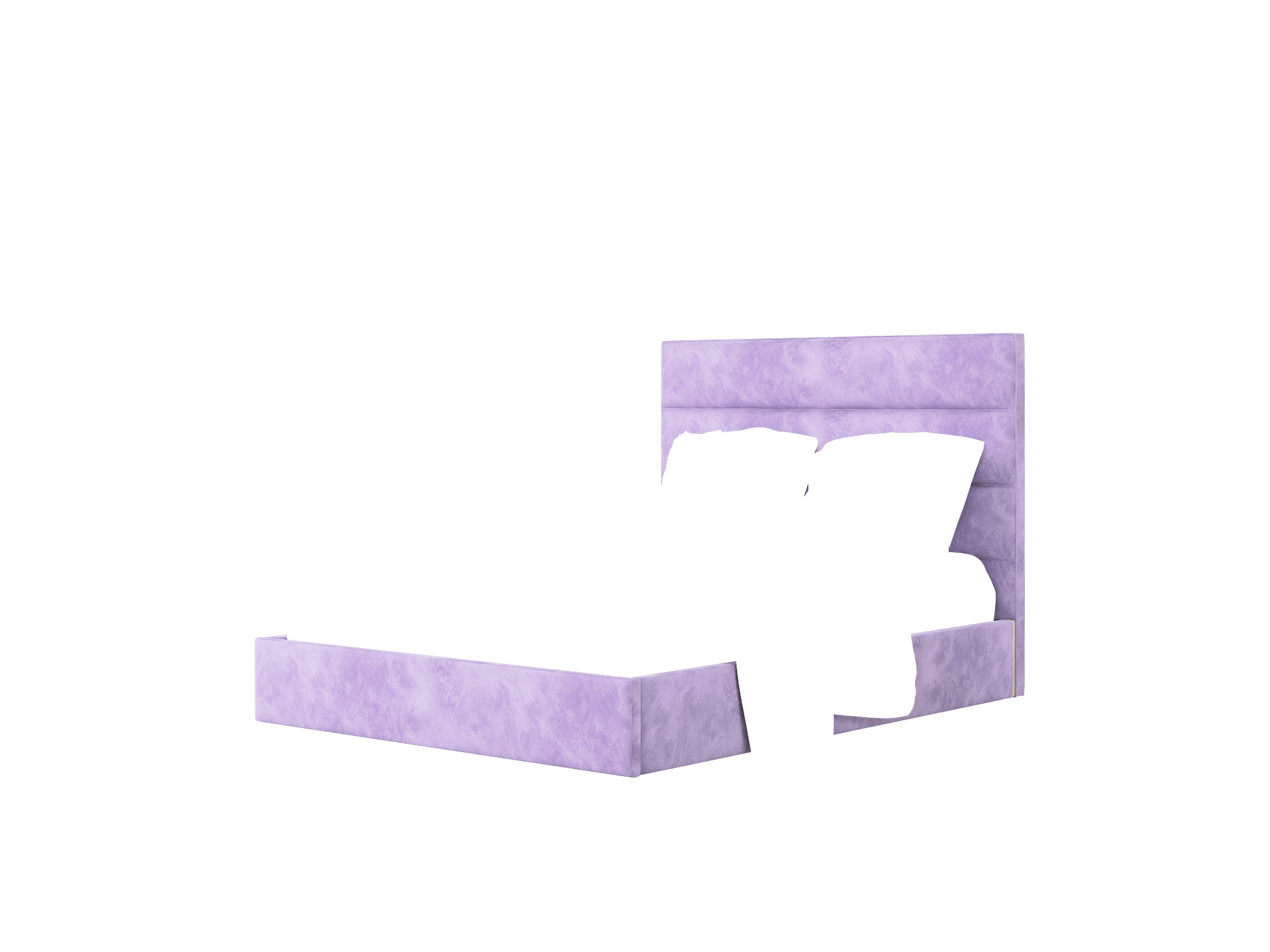 Isla Royale Lavender Bed Queen Room Texture
