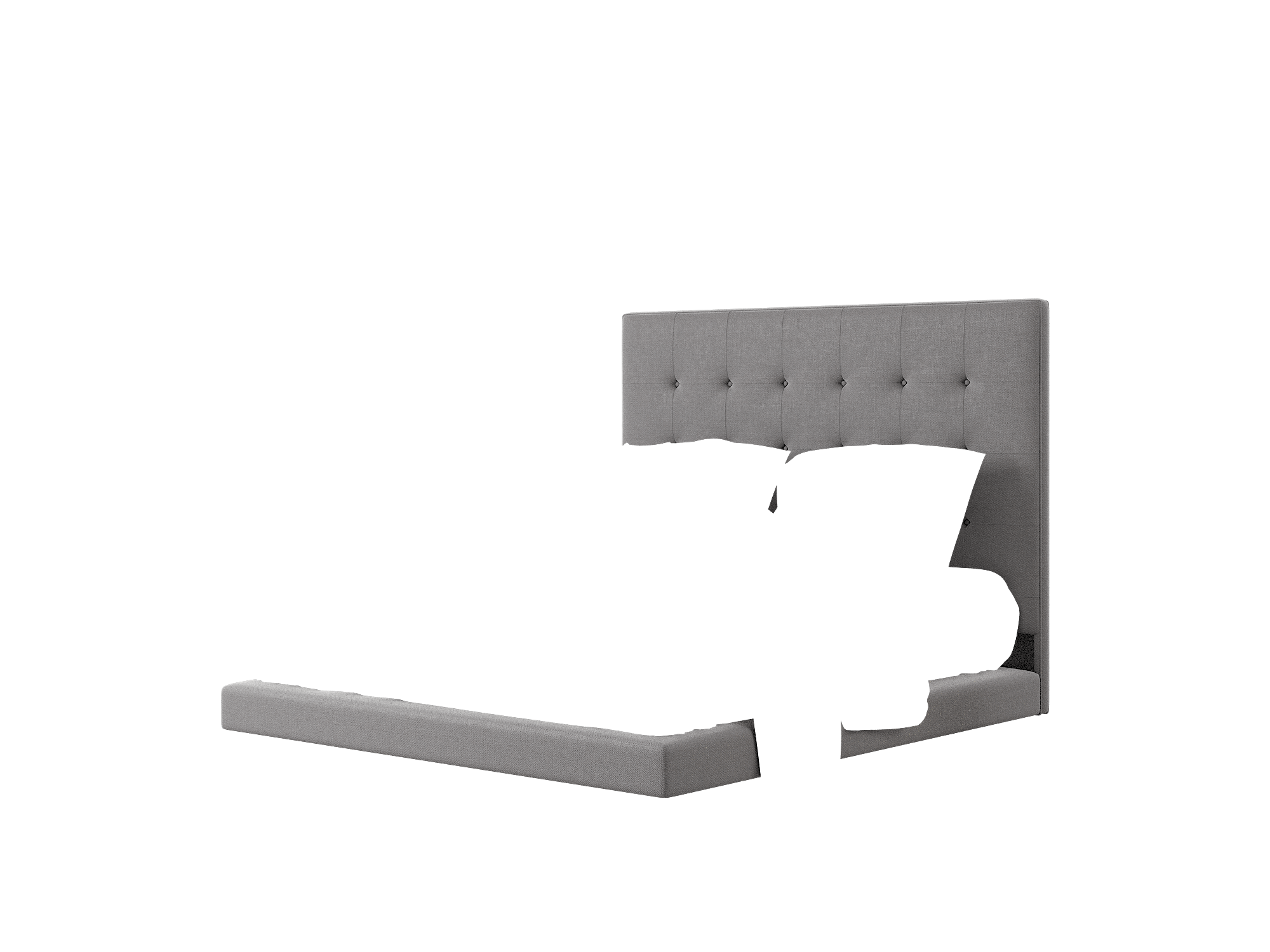 Jolie Catalina Charcoal Bed King Room Texture