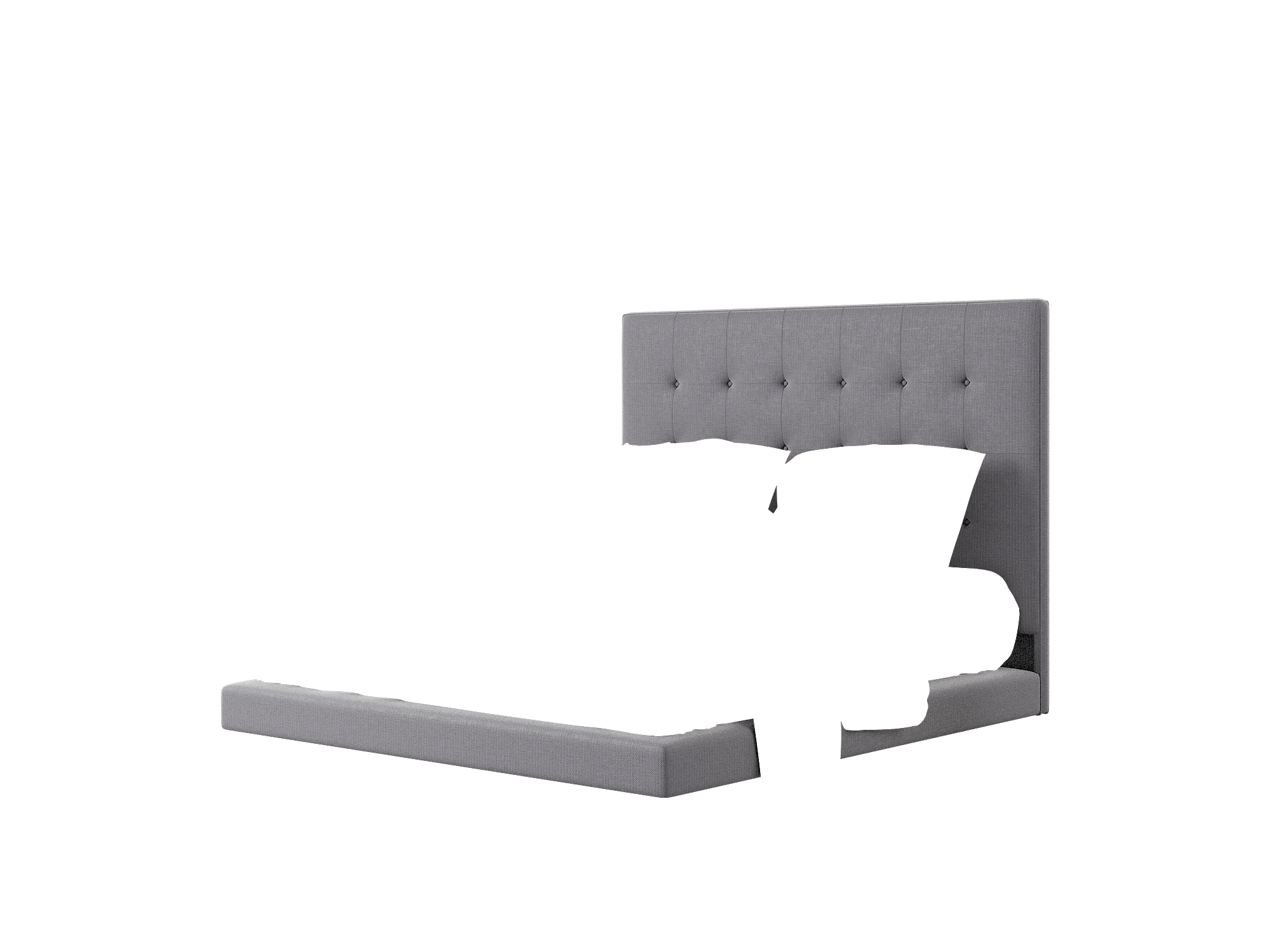 Jolie Parker Charcoal Bed King Room Texture