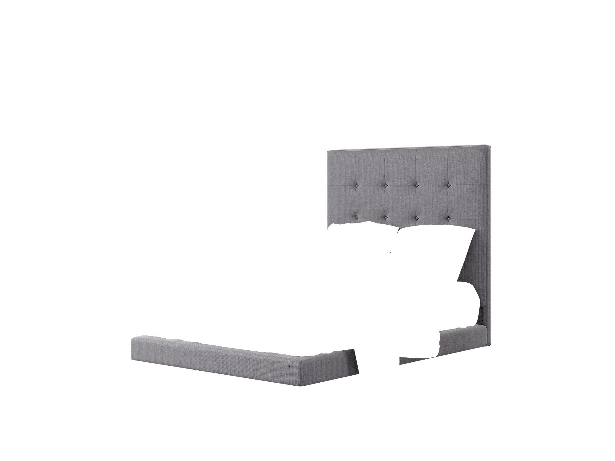 Jolie Parker Charcoal Bed Queen Room Texture