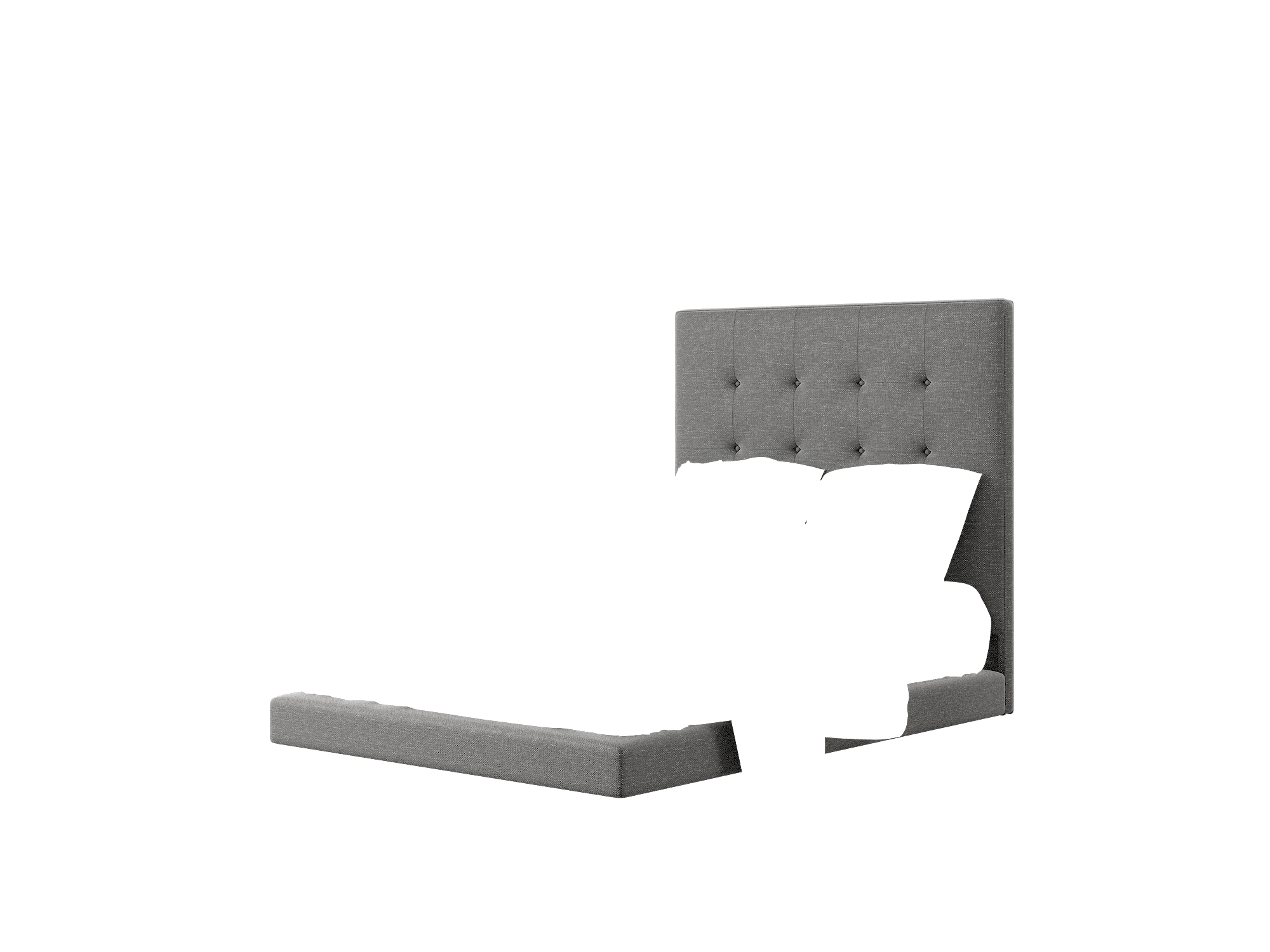 Jolie Phoenix Charcoal Bed Queen Room Texture