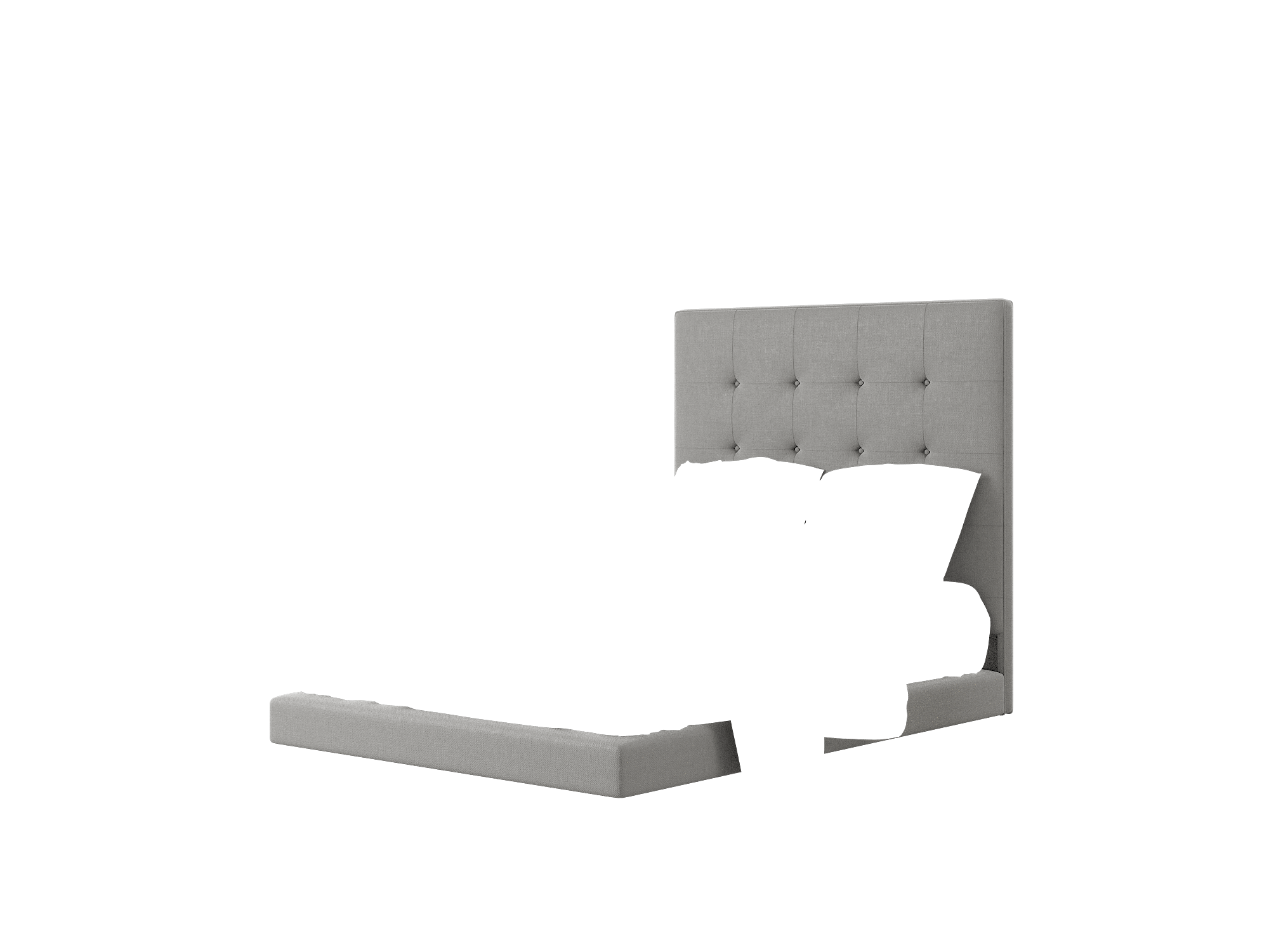 Jolie Rocket Charcoal Bed Queen Room Texture