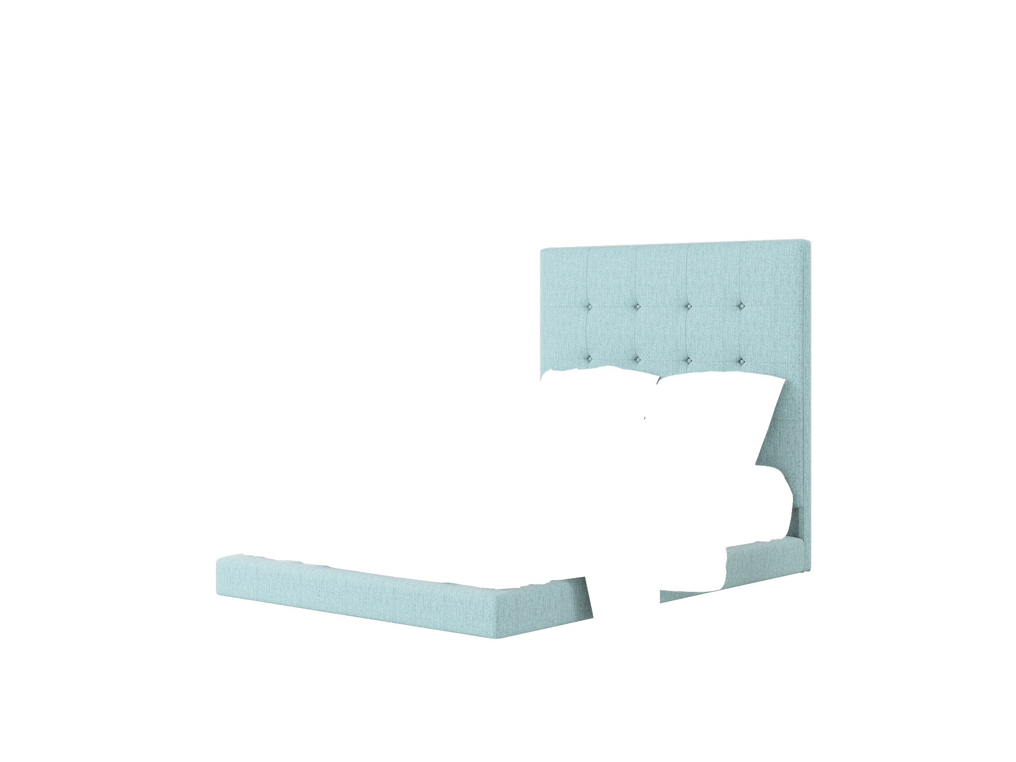 Jolie Sasha Teal Bed Queen Room Texture