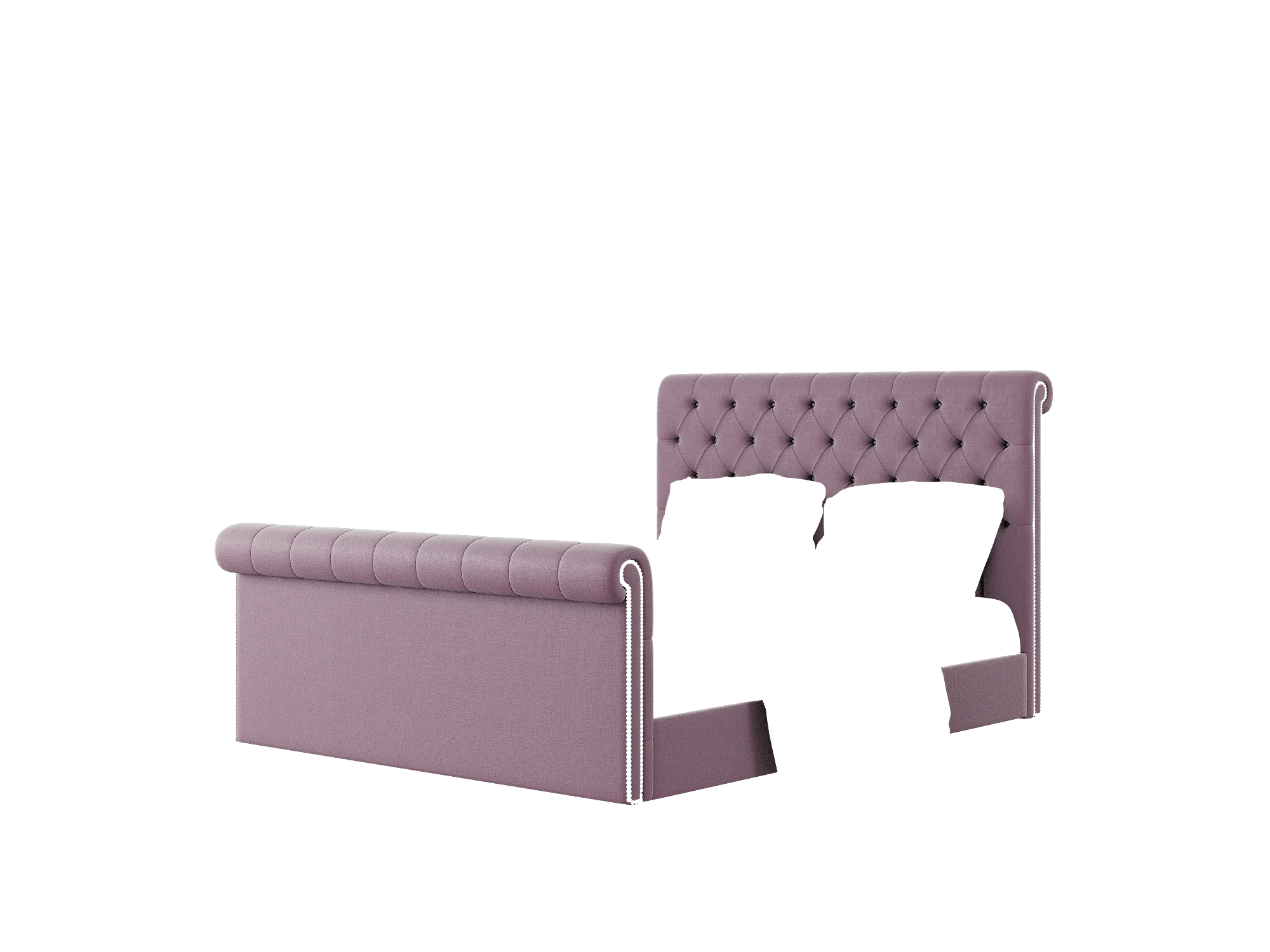 Kaila Bella Aubergine Bed Queen Room Texture