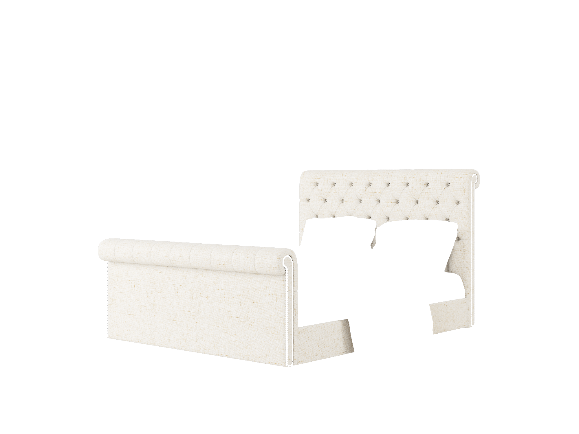 Kaila Oceanside Natural Bed Queen Room Texture