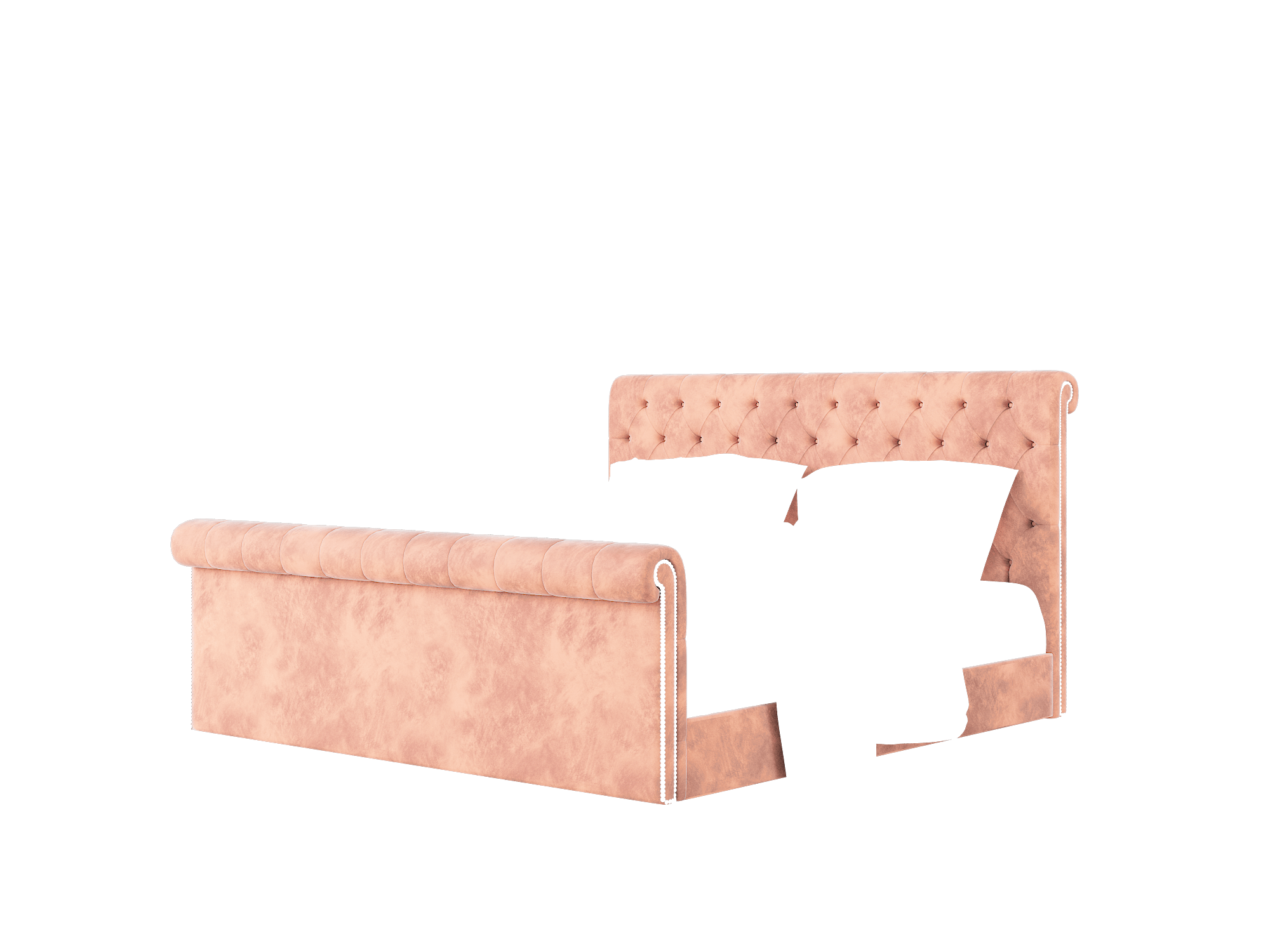 Kaila Royale Blush Bed King Room Texture