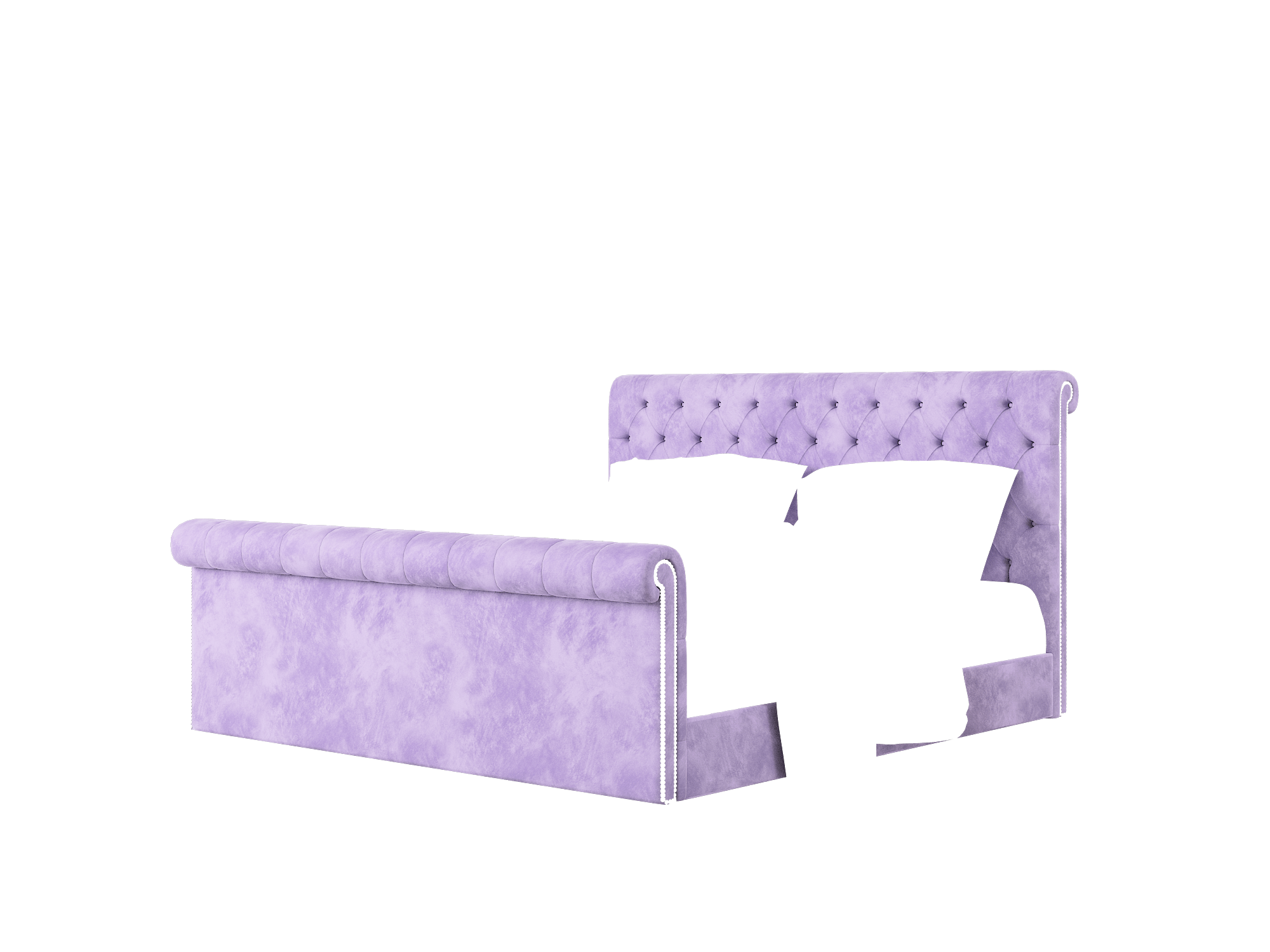 Kaila Royale Lavender Bed King Room Texture