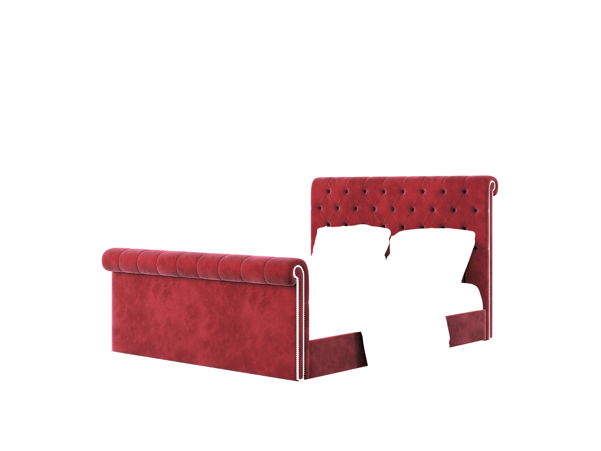 Kaila Royale Ruby Bed Queen Room Texture