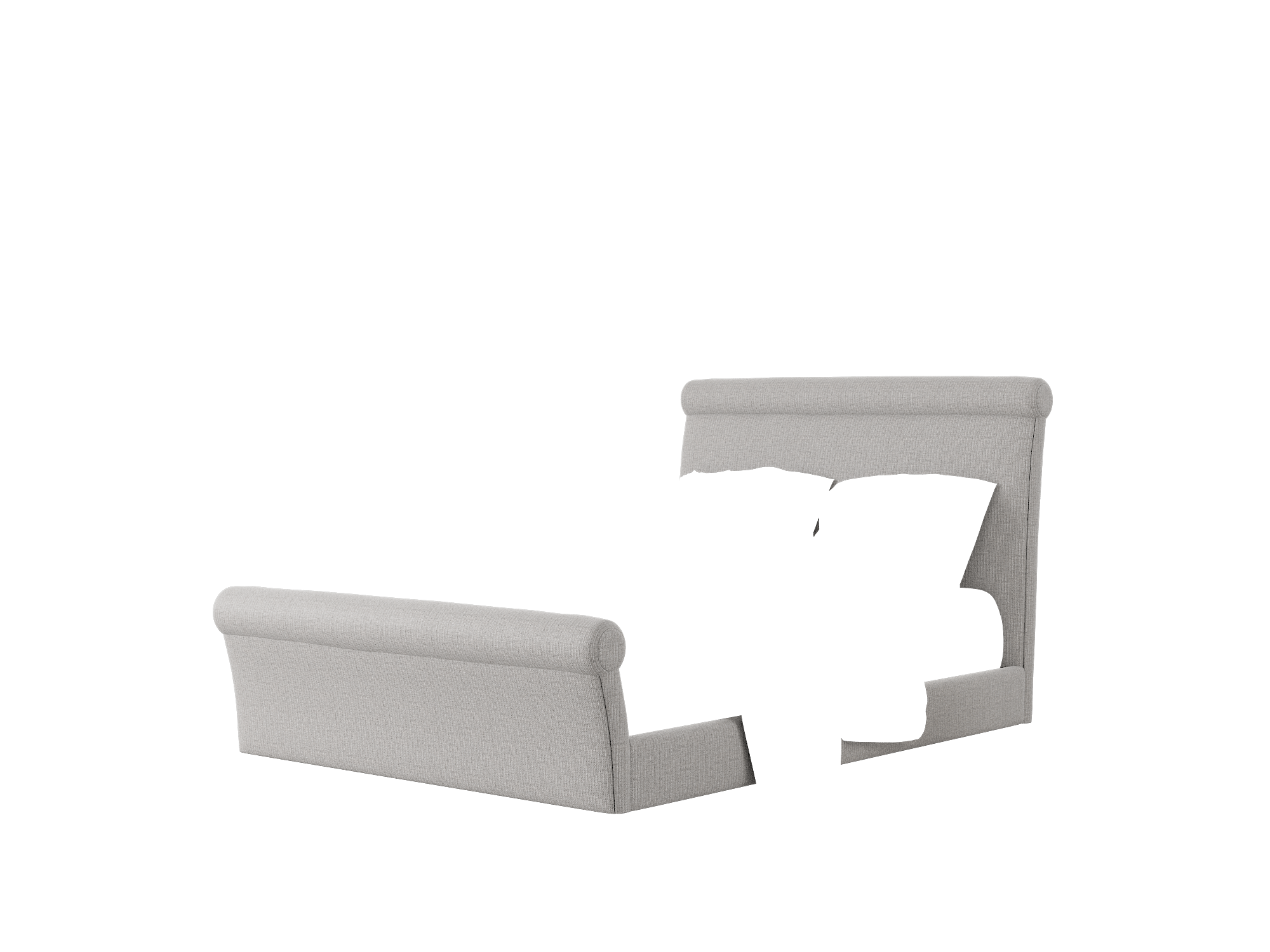 Maja Avenger Zinc Bed Queen Room Texture