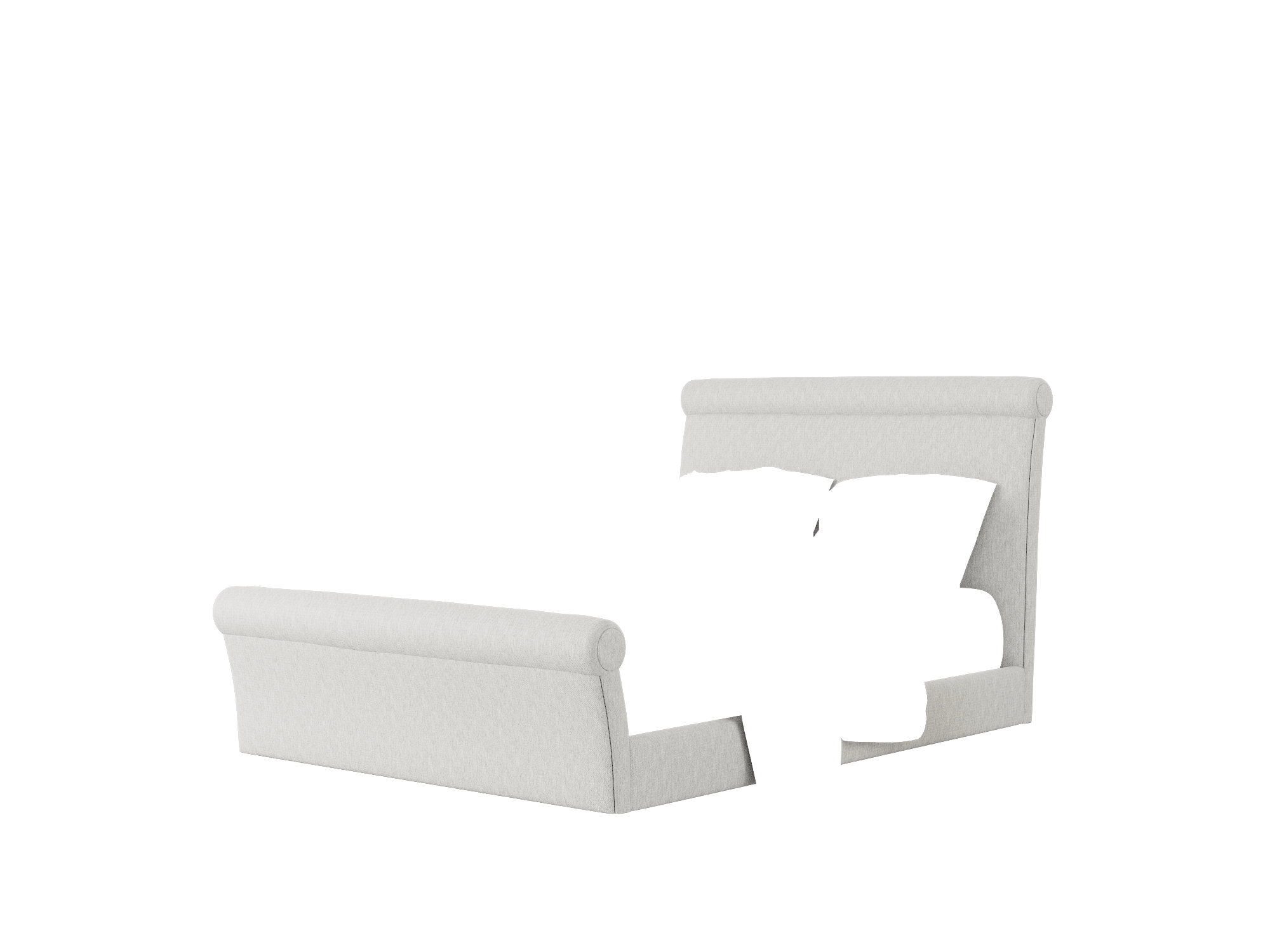 Maja Cosmo Steel Bed Queen Room Texture