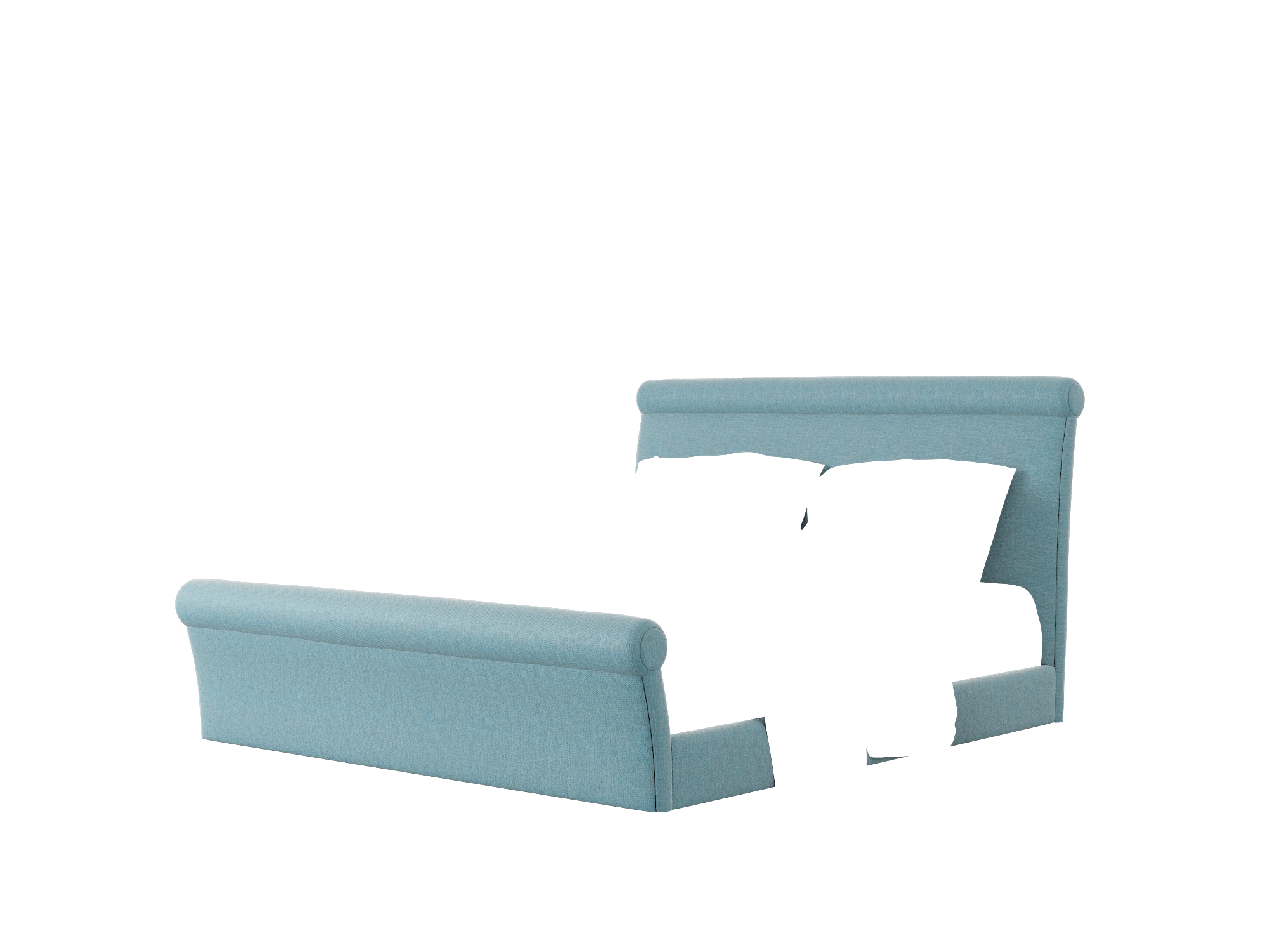 Maja Cosmo Teal Bed King Room Texture