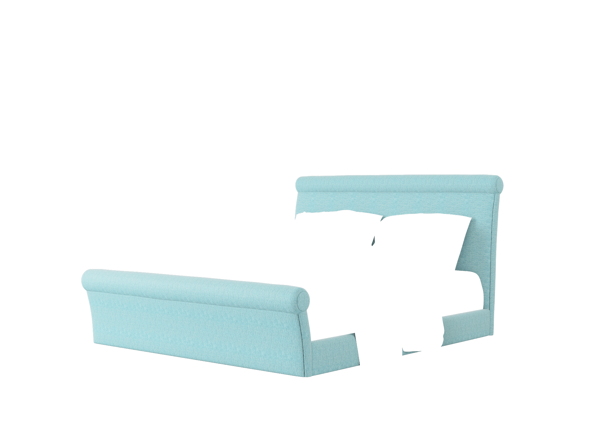 Maja Cosmo Turquoise Bed King Room Texture