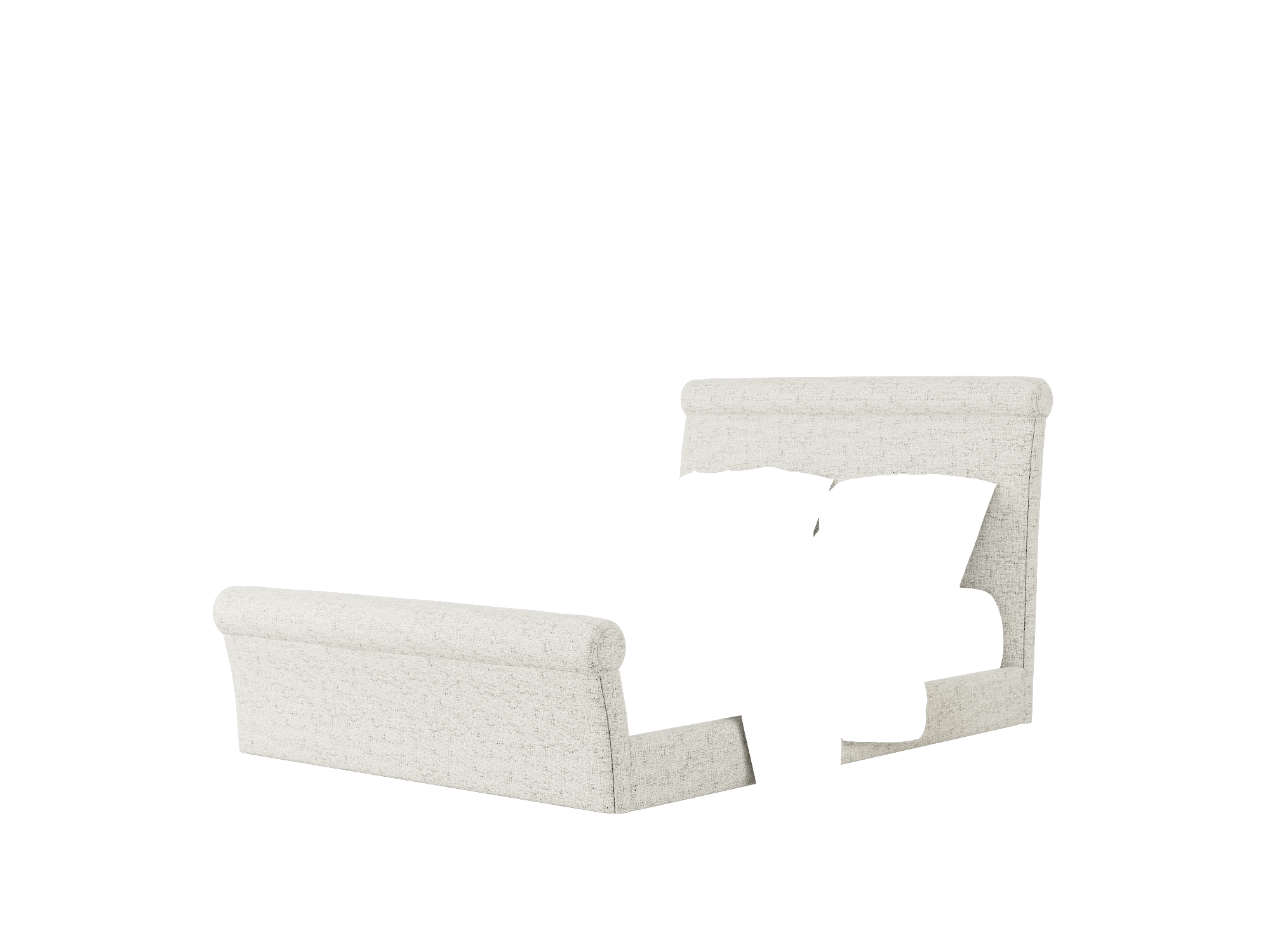 Maja Derby Ash Bed Queen Room Texture